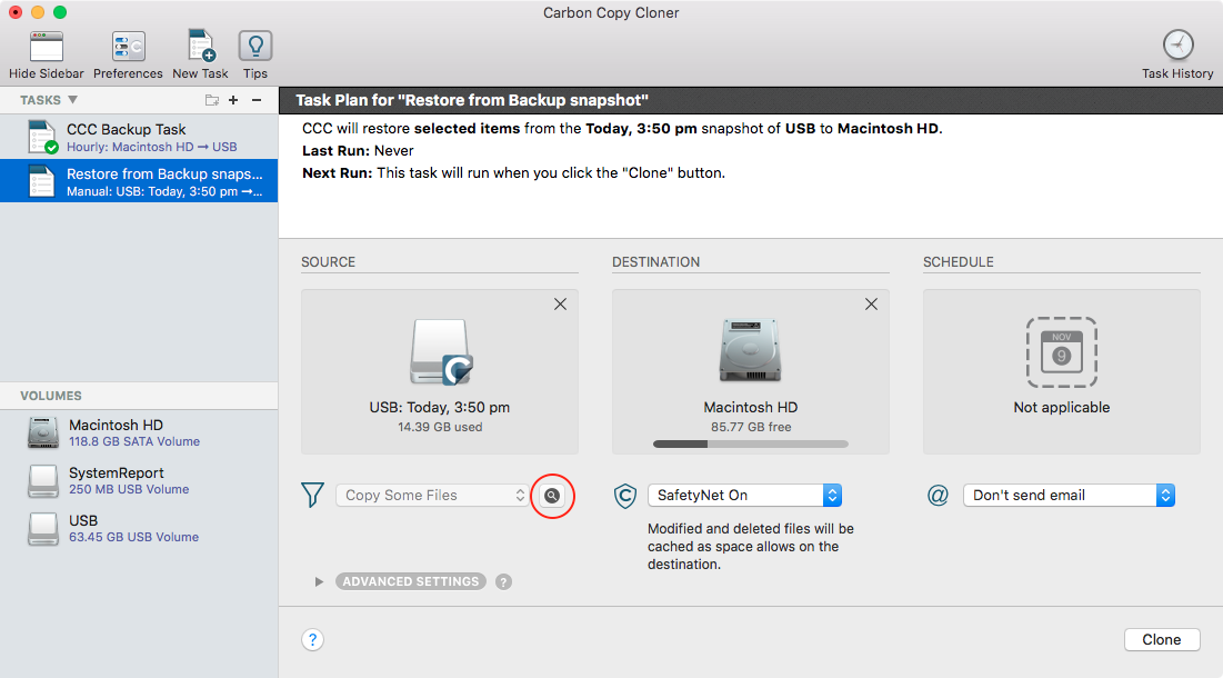 CCC Recover Snapshot 3