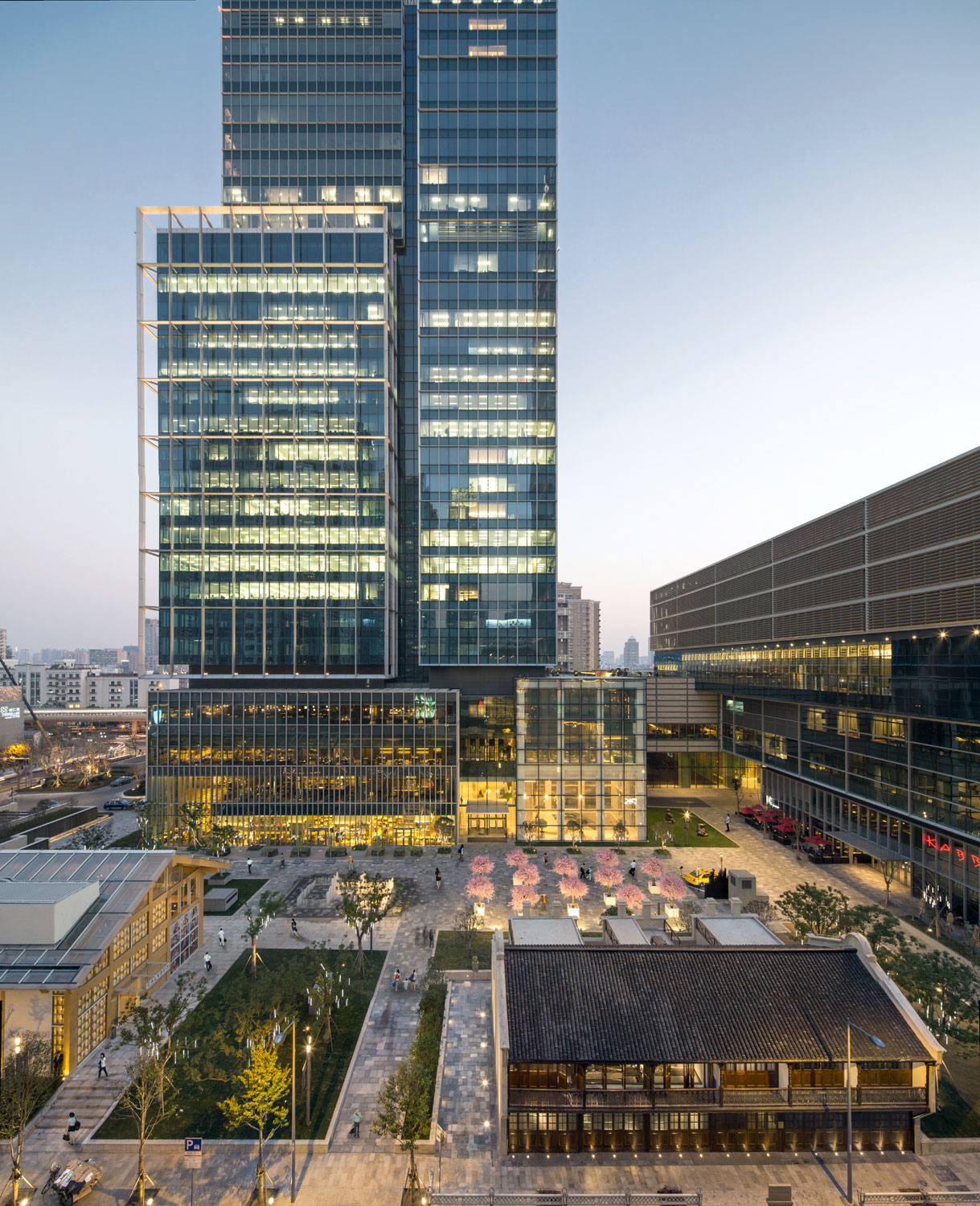 Public Square and Mao House in front of the Shangri La Hotel