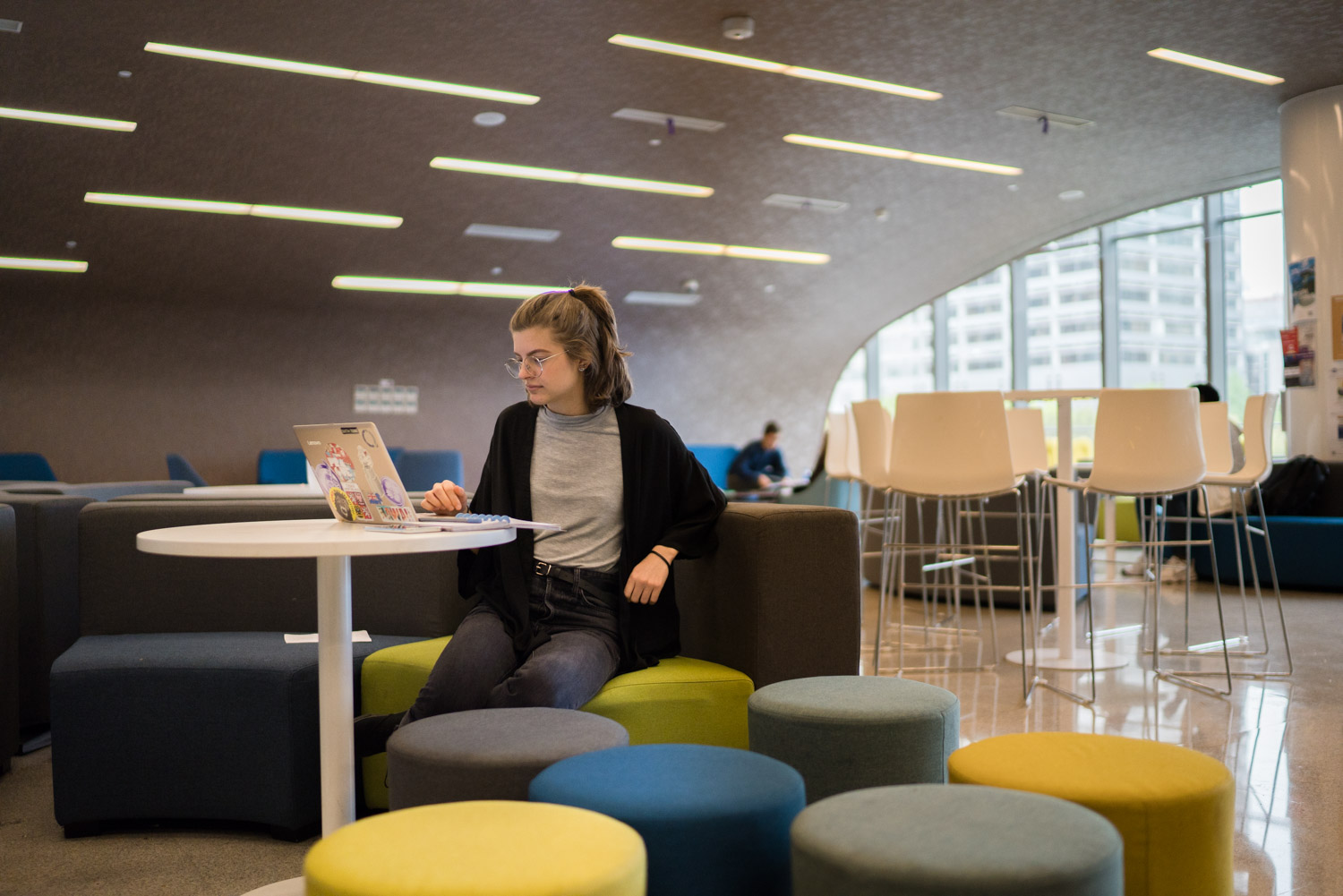 NYU Shanghai academic building - common areas 2nd and 3rd floor