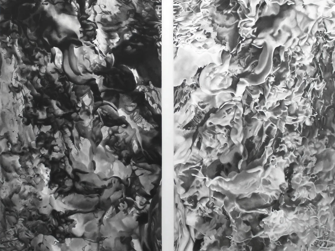Untitled, charcoal on paper, 2013, Tanja Geis