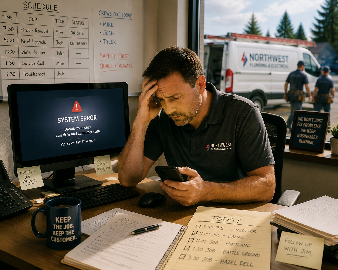 Why Every Vancouver Plumbing &amp; Electrical Contractor Needs Managed IT