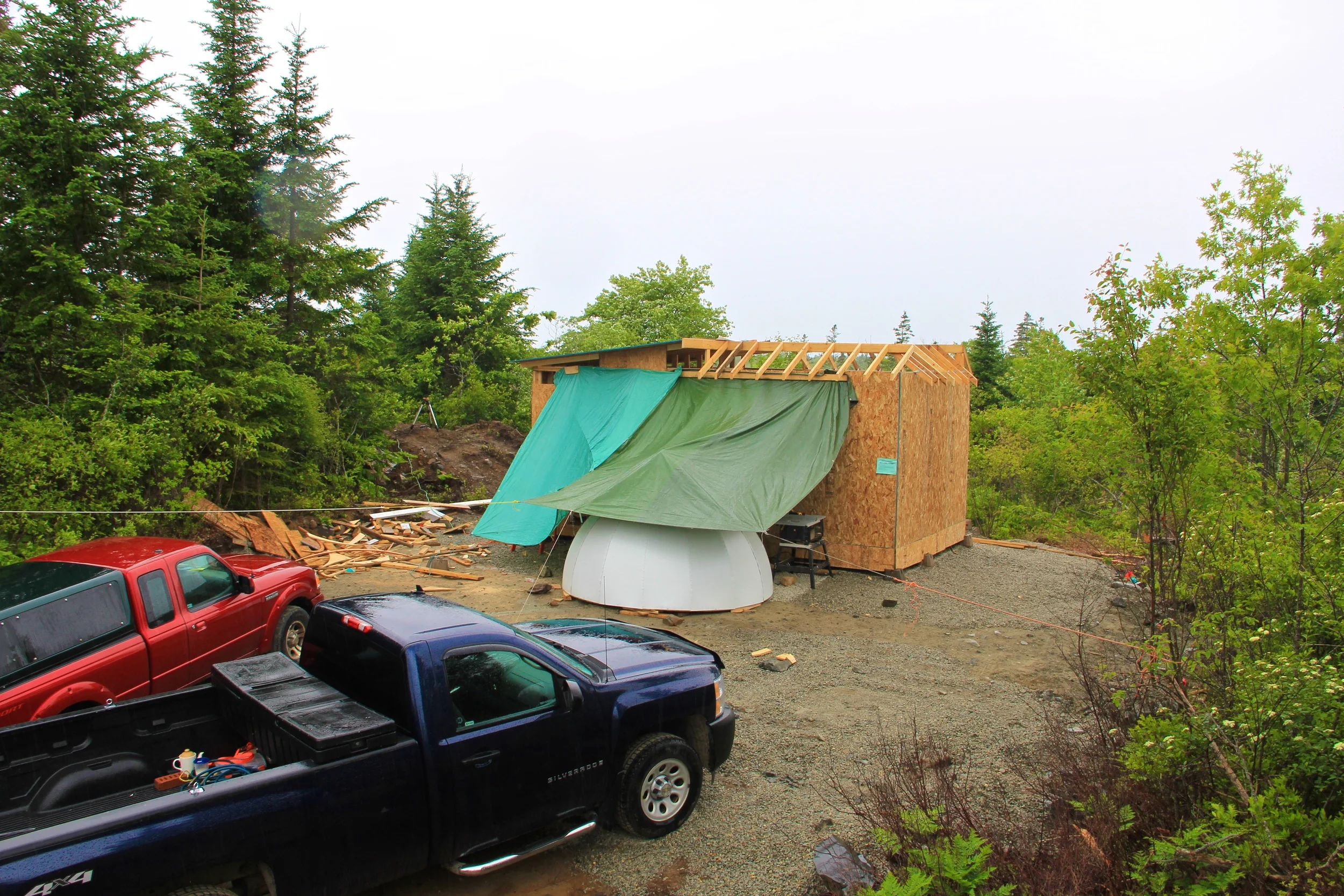 We had one bad day of rain on Sunday and it was cold. We pressed on.