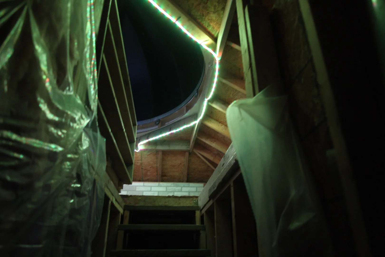 Steps to the observing deck