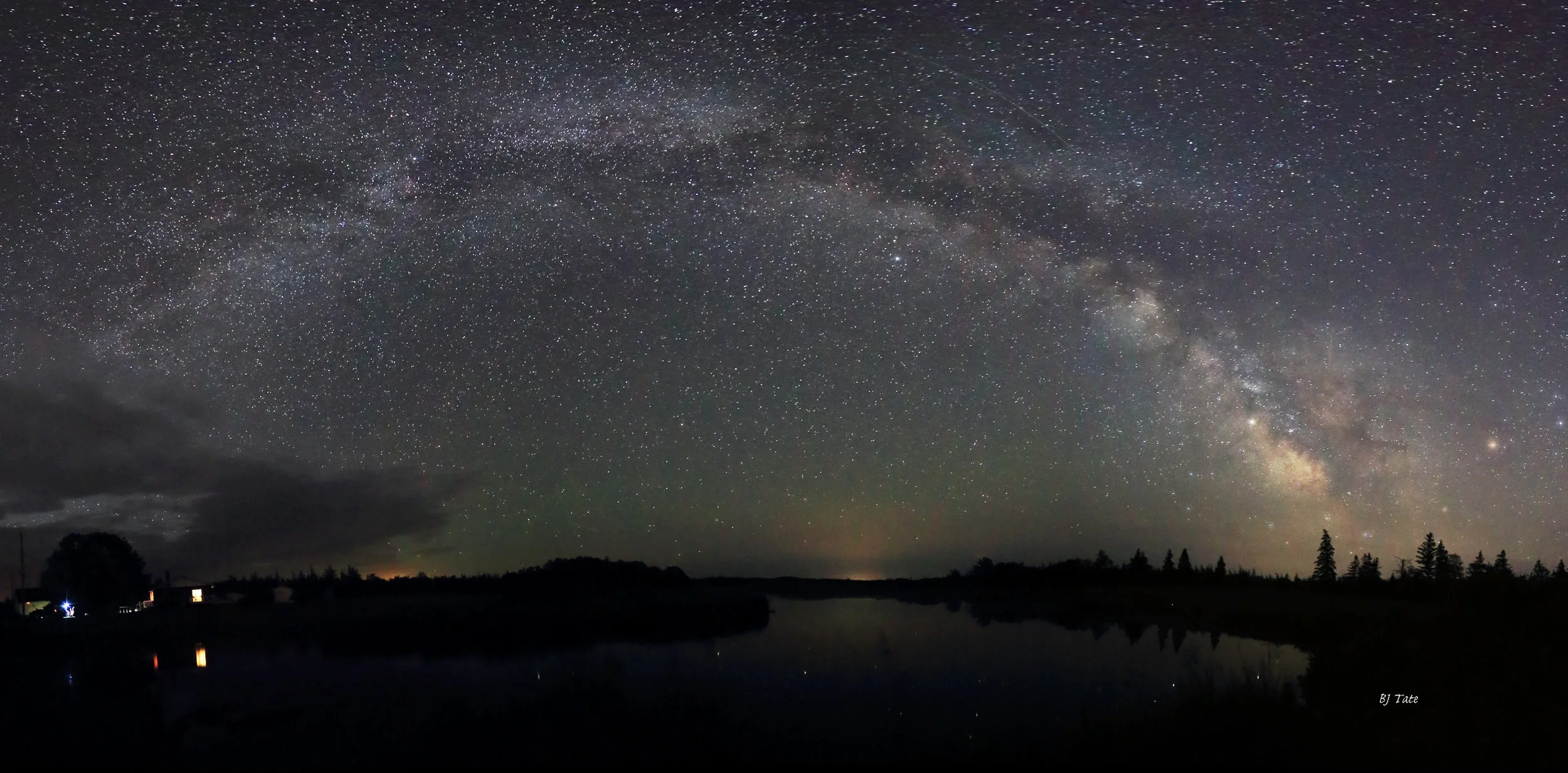 The Milky Way above the Quinan River not far from the Dome.