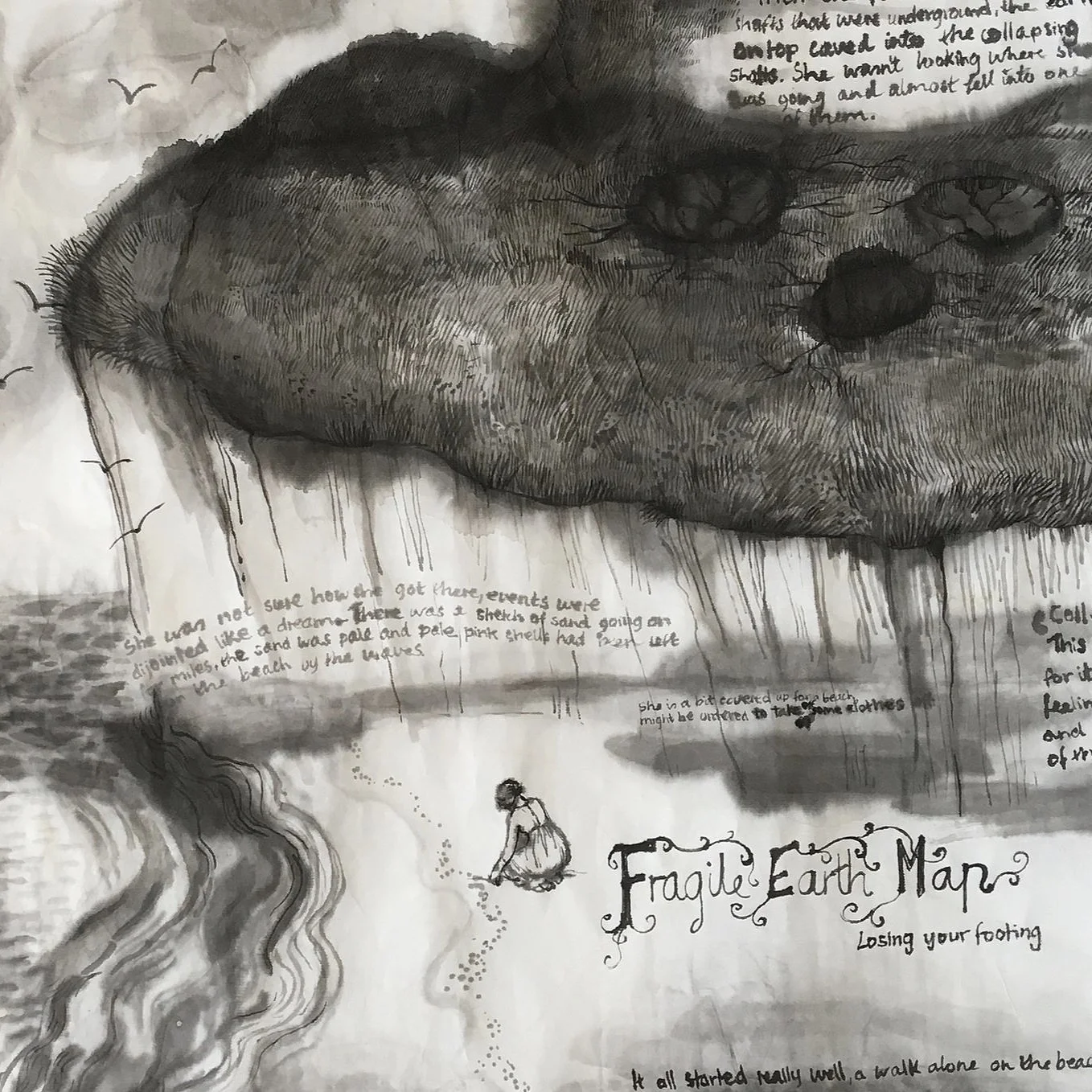 Fragile Earth Map (detail)