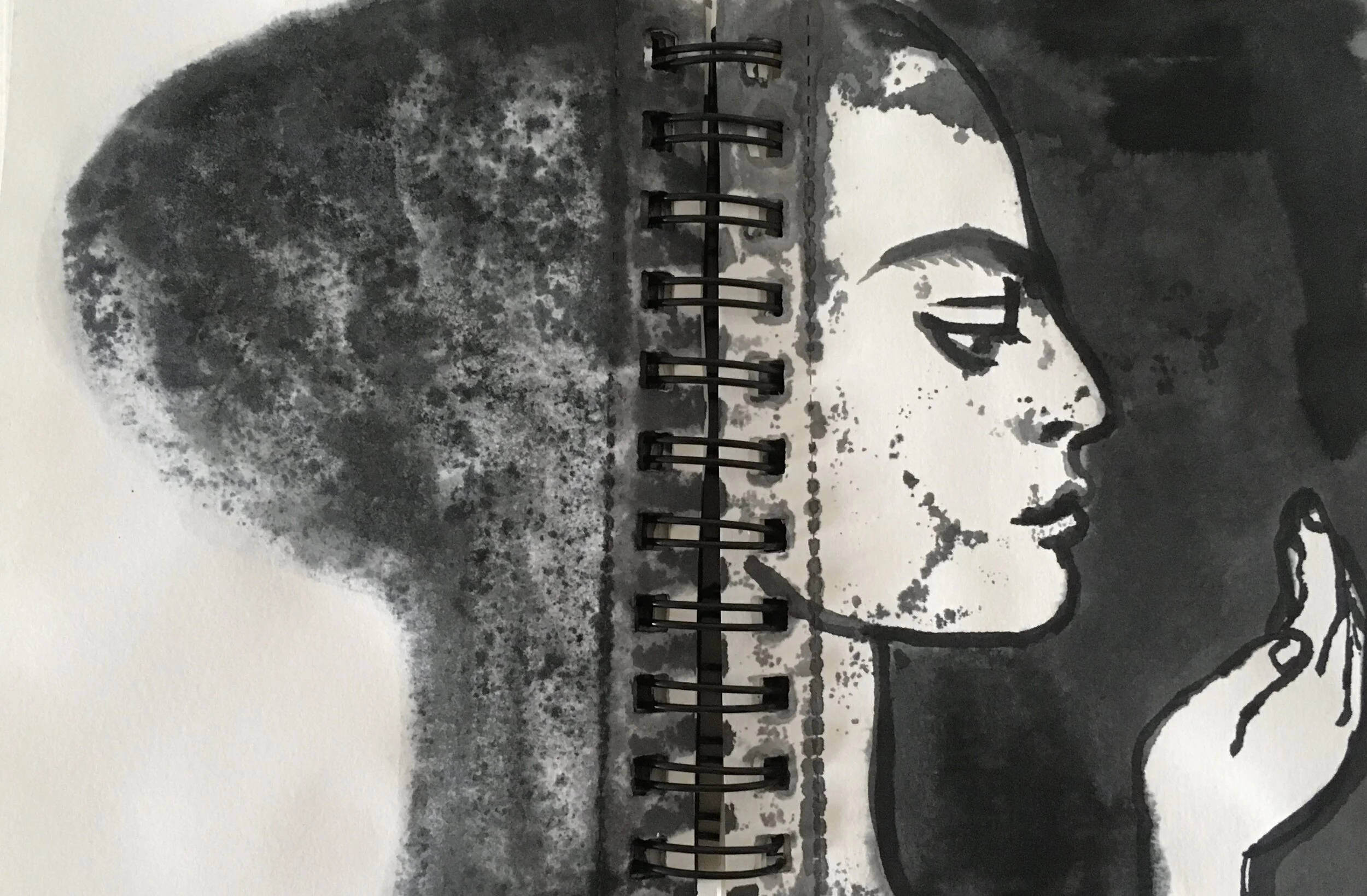 Ink on paper