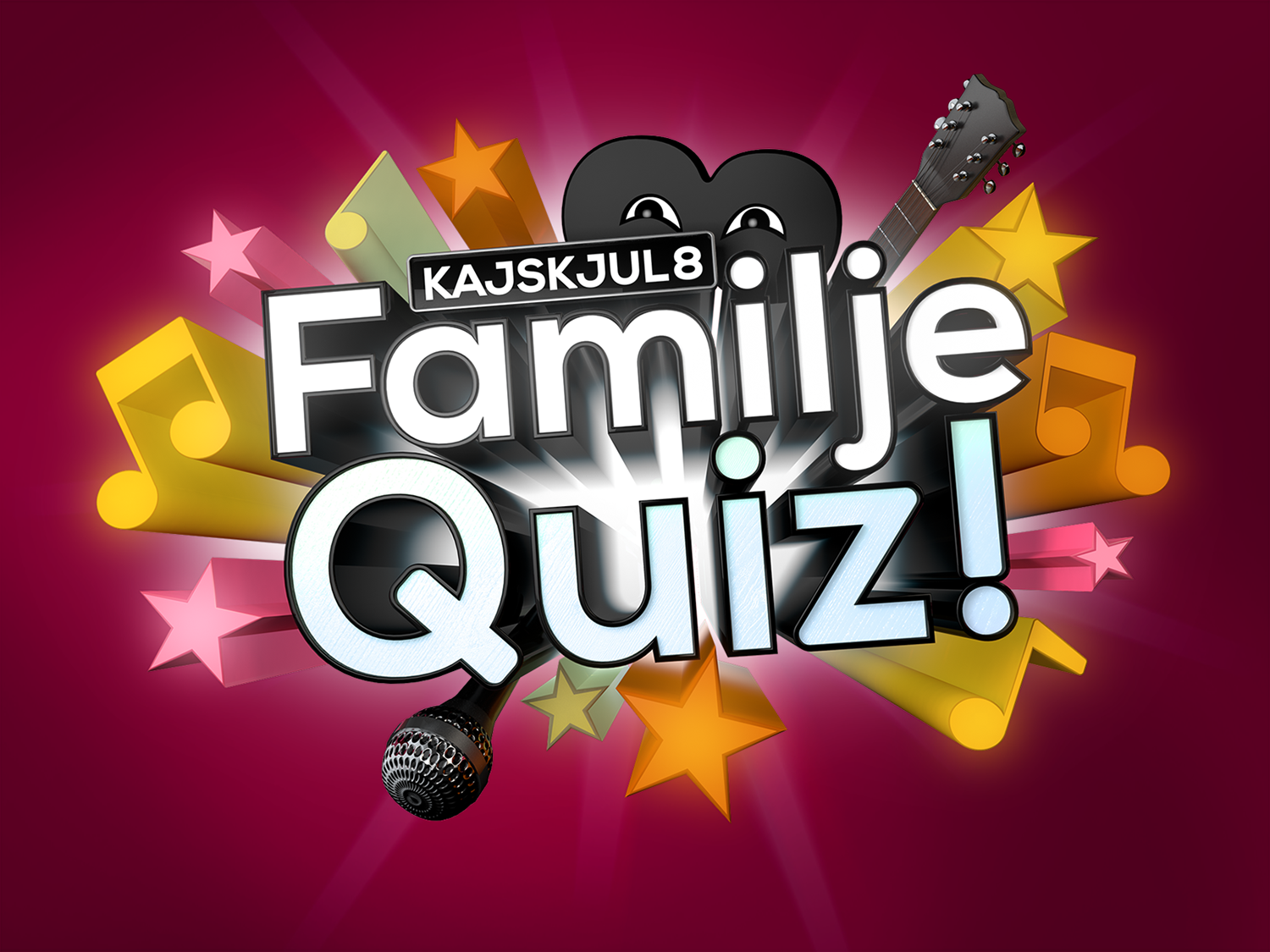Konceptillustration till Kajskjul 8:as familjequiz
