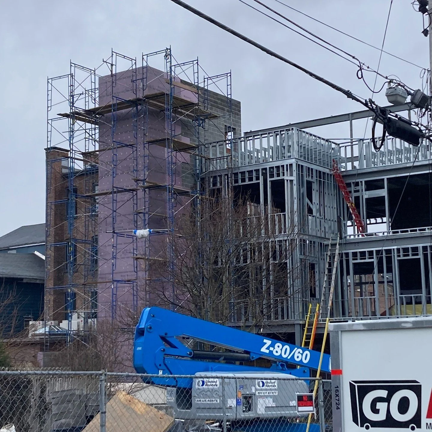 Construction progress at 416 Main Street Beacon