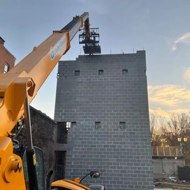Construction progress at 416 Main Street , Beacon, NY