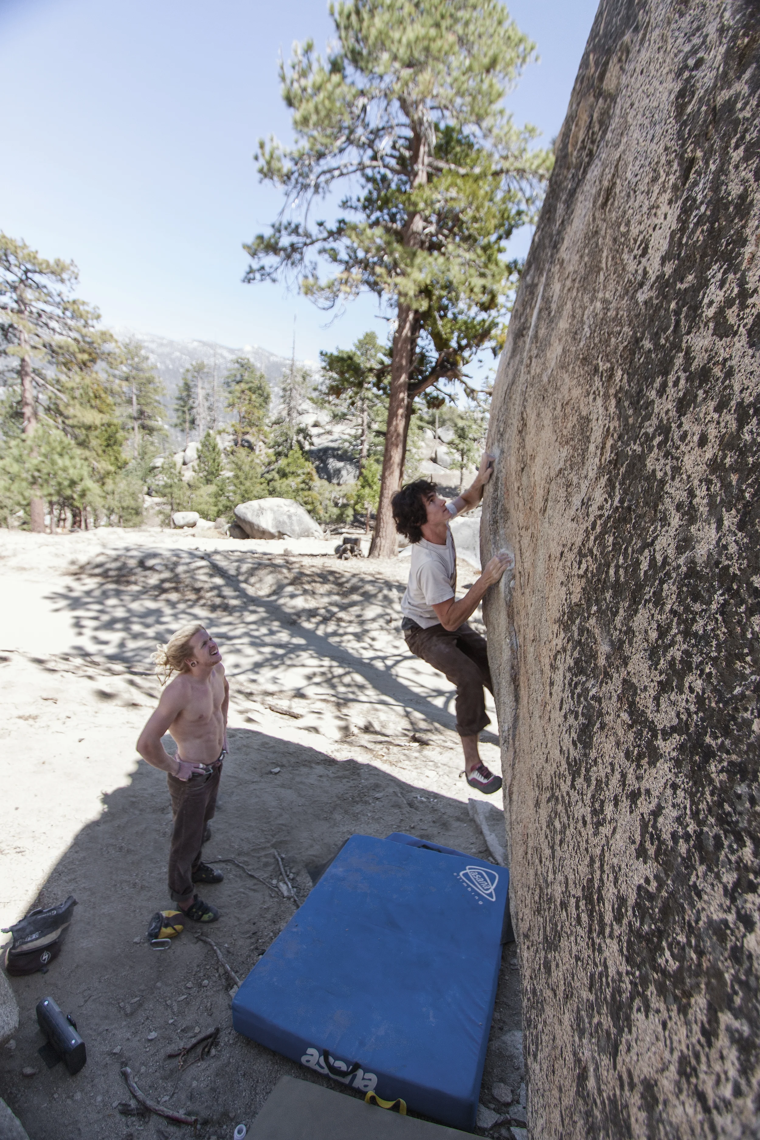 My brother, Morgan on Ok Arete circa 2009