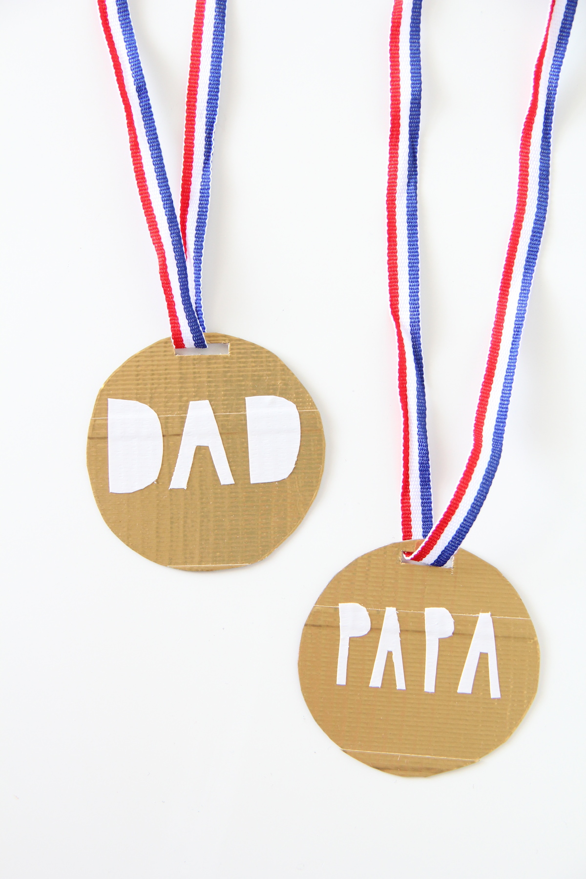 Father's Day Gold Medal Craft