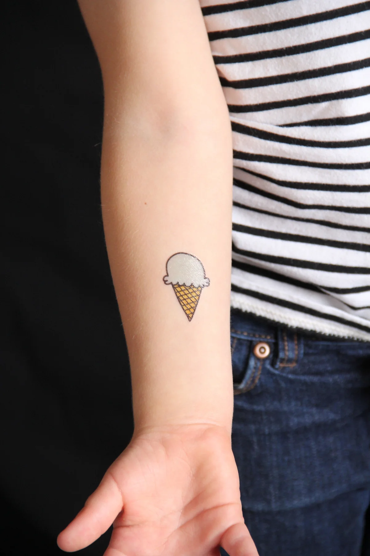 Ice cream tattoos - free printable!