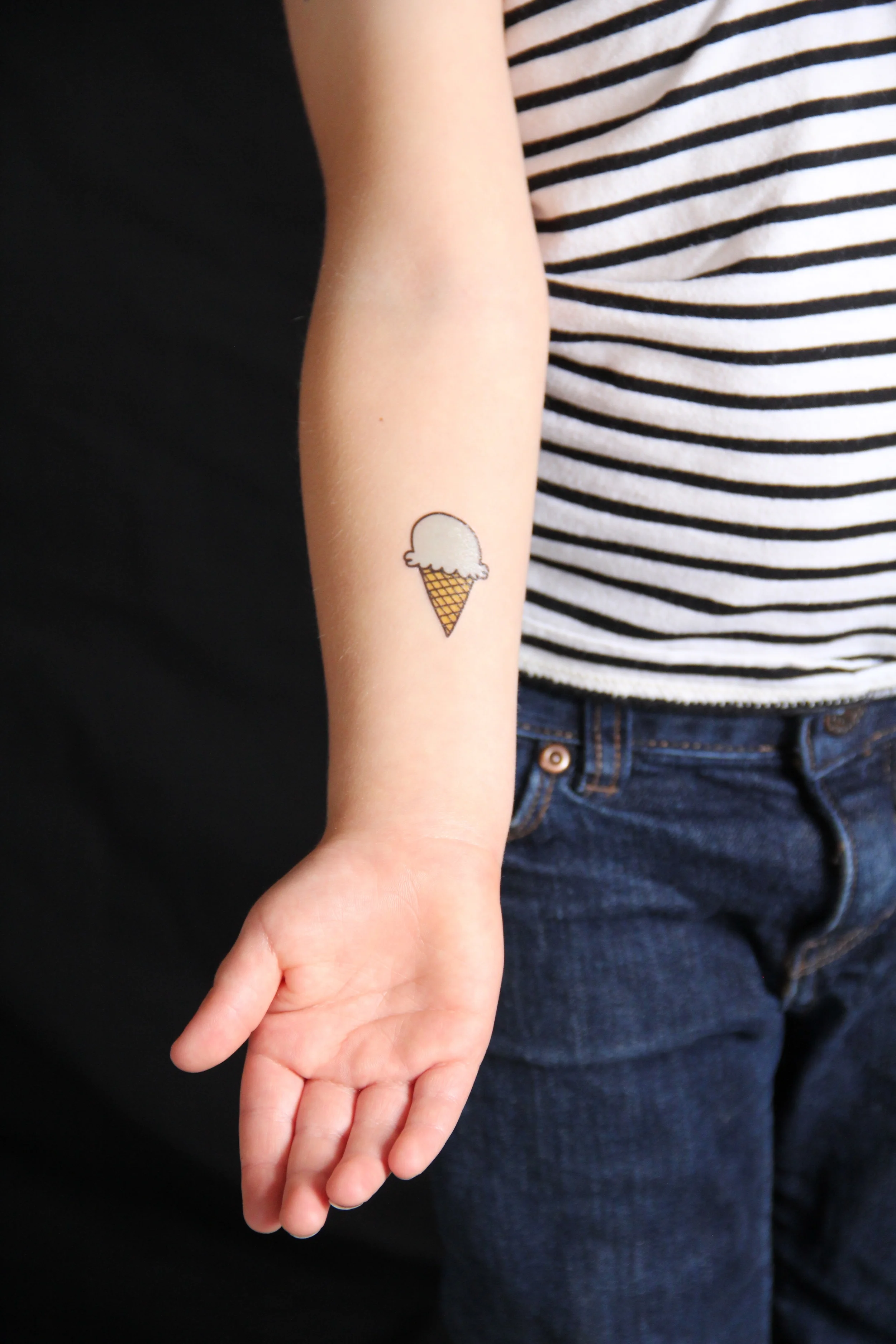 Ice cream tattoos - free printable!