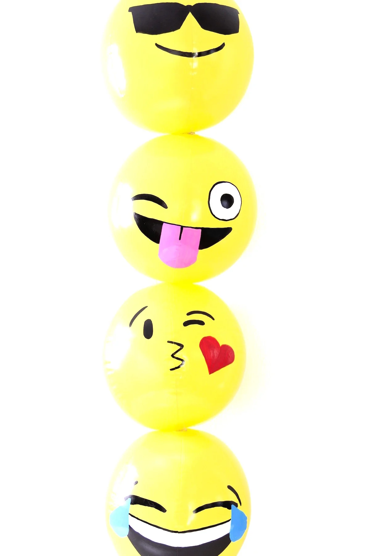 DIY emoji beachballs | And We Play