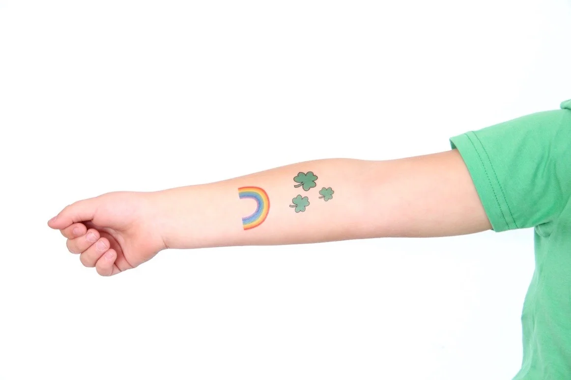 st pattys day temporary tattoos