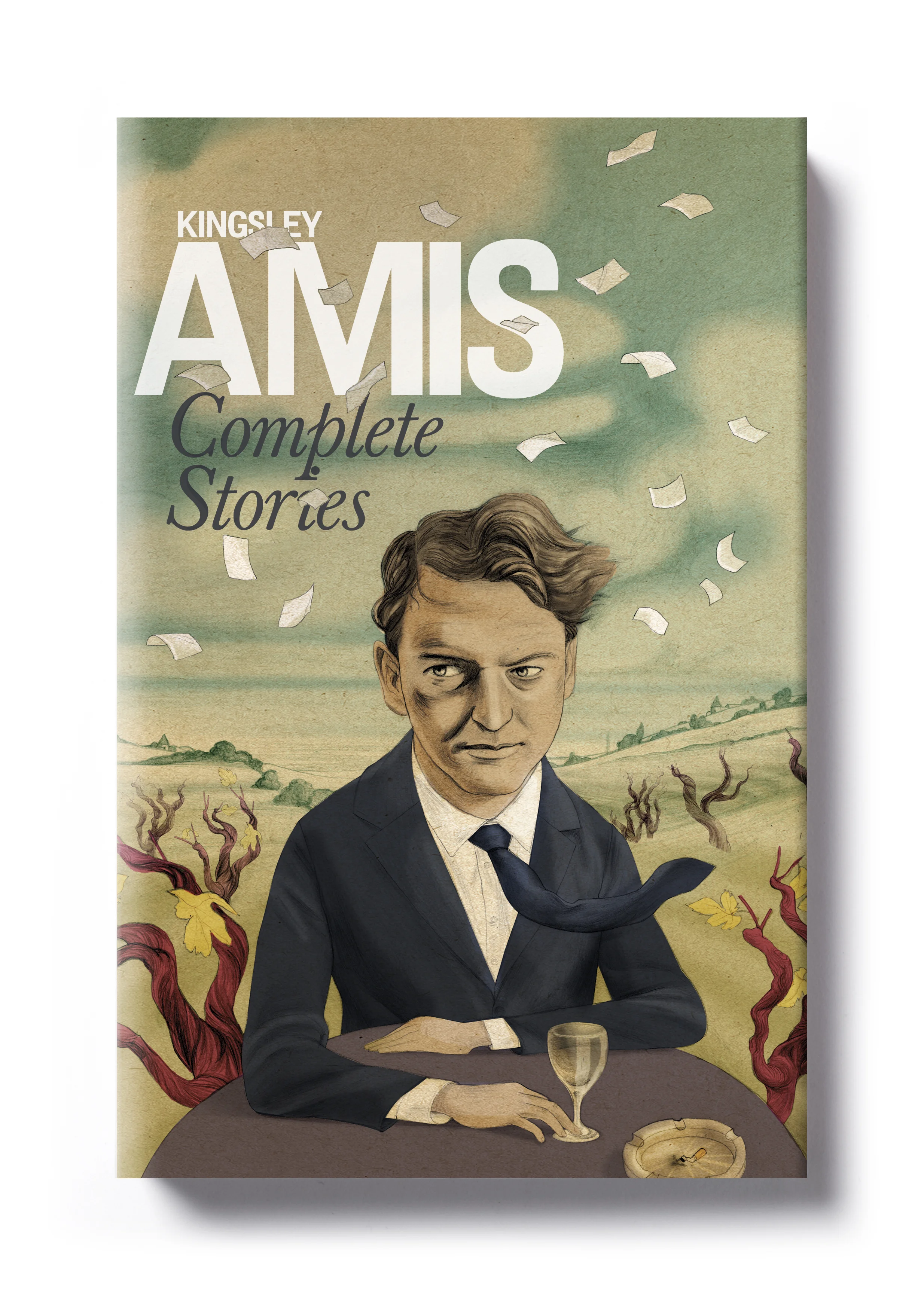 Complete Stories by Kingsley Amis - Design: Jim Stoddart Illustration: Jonathan Burton 