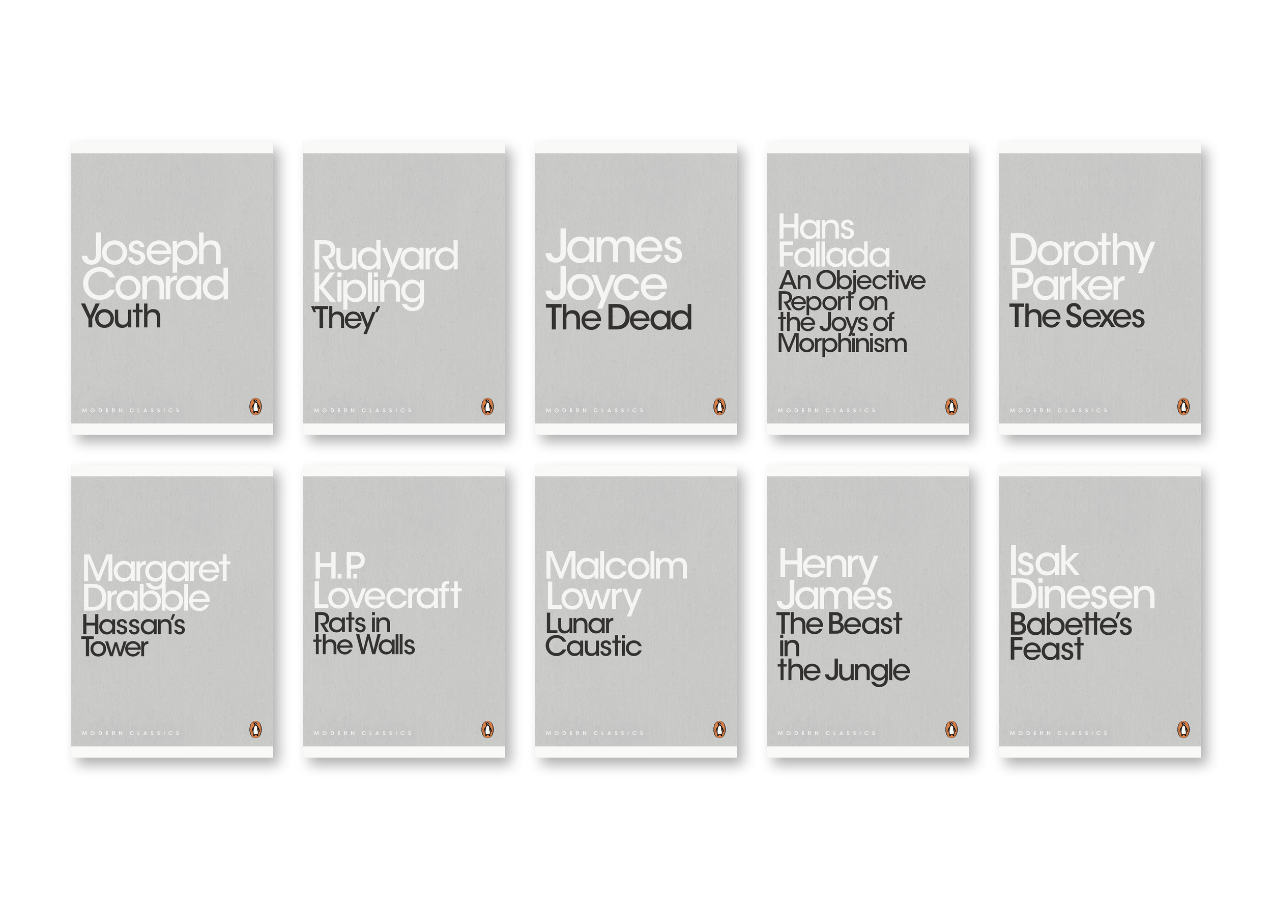  Penguin Mini Modern Classics - Series Design: Jim Stoddart    
