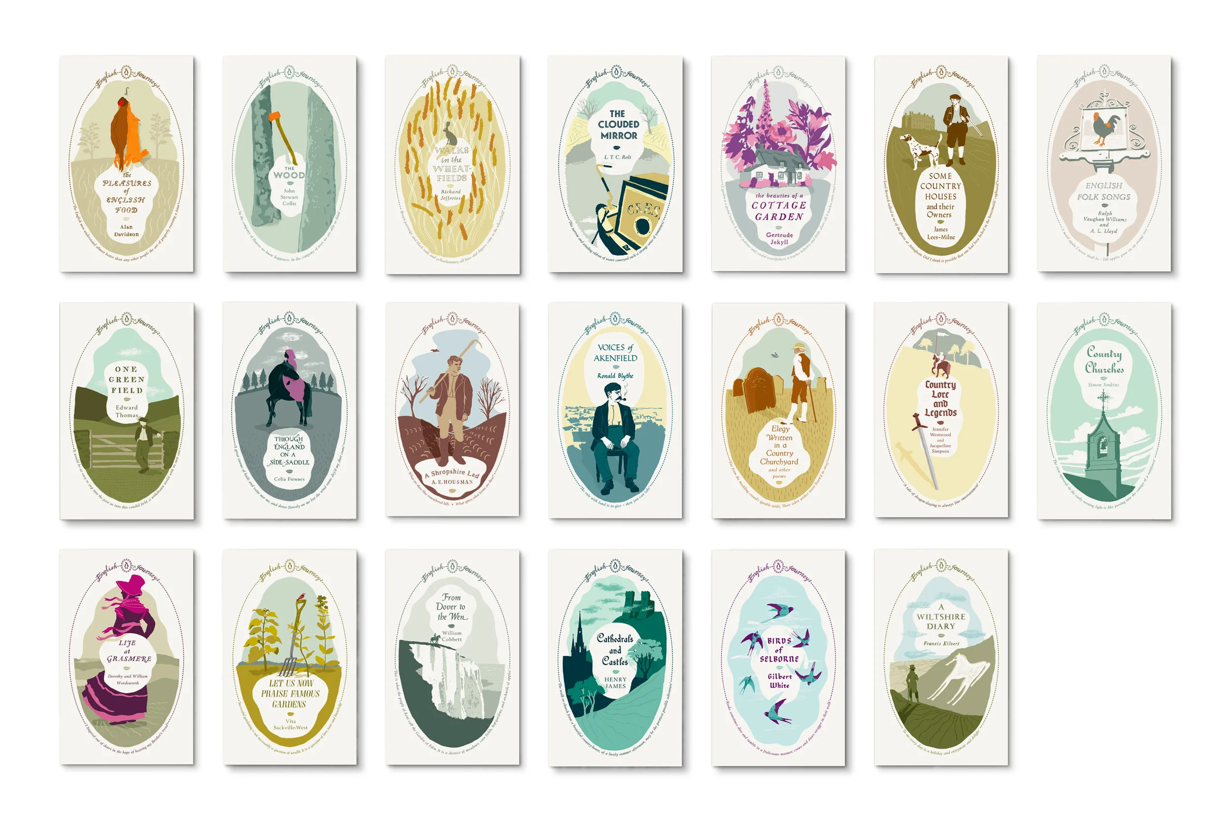 Penguin English Journeys - Art Direction: Jim Stoddart Design & illustration: Nathan Burton 