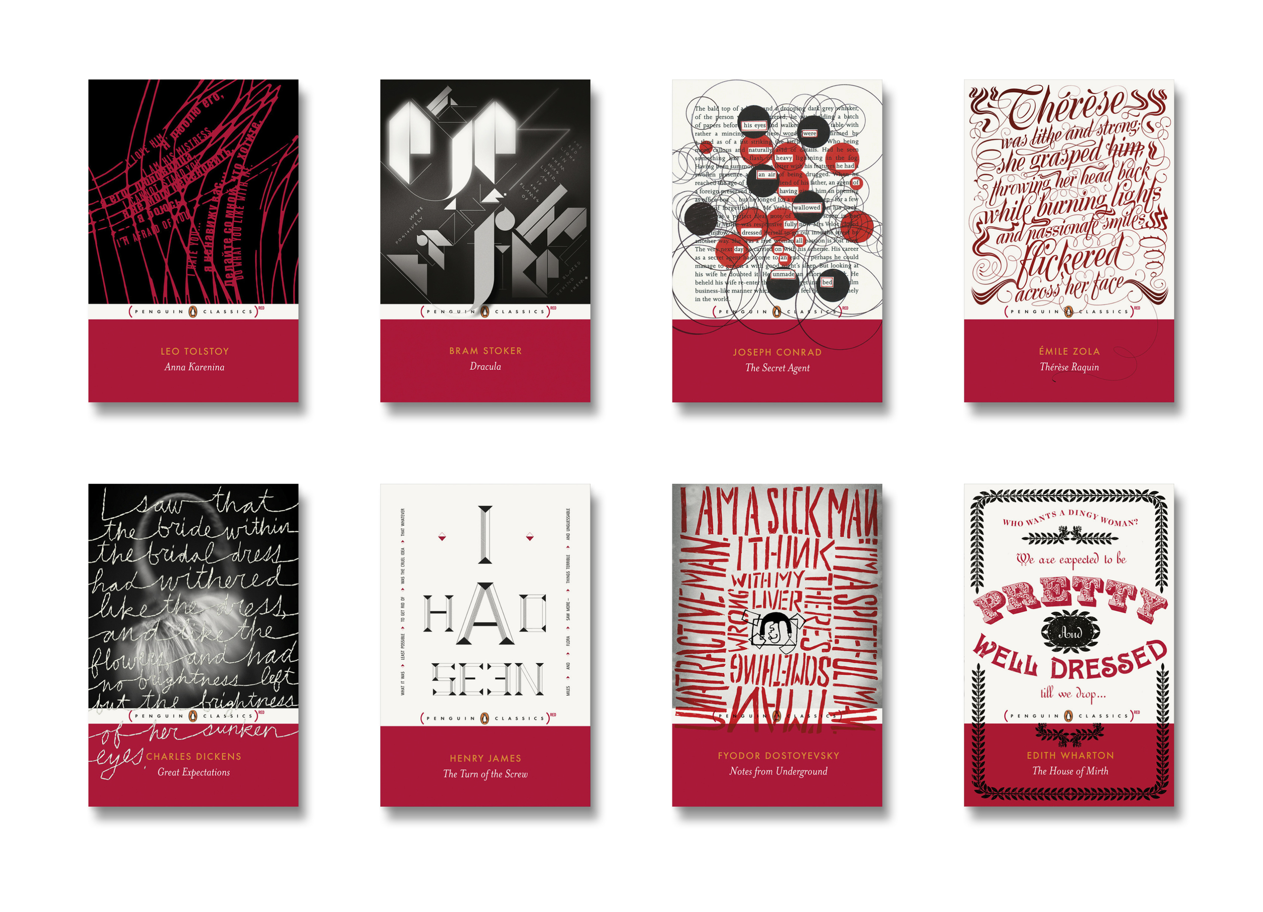  Penguin [RED] Classics -  Art Direction:  Jim Stoddart Design by: Fuel  Non-Format Coralie Bickford-Smith Jim Stoddart  Stefanie Posavec Studio Frith Gray318  Nathan Burton   