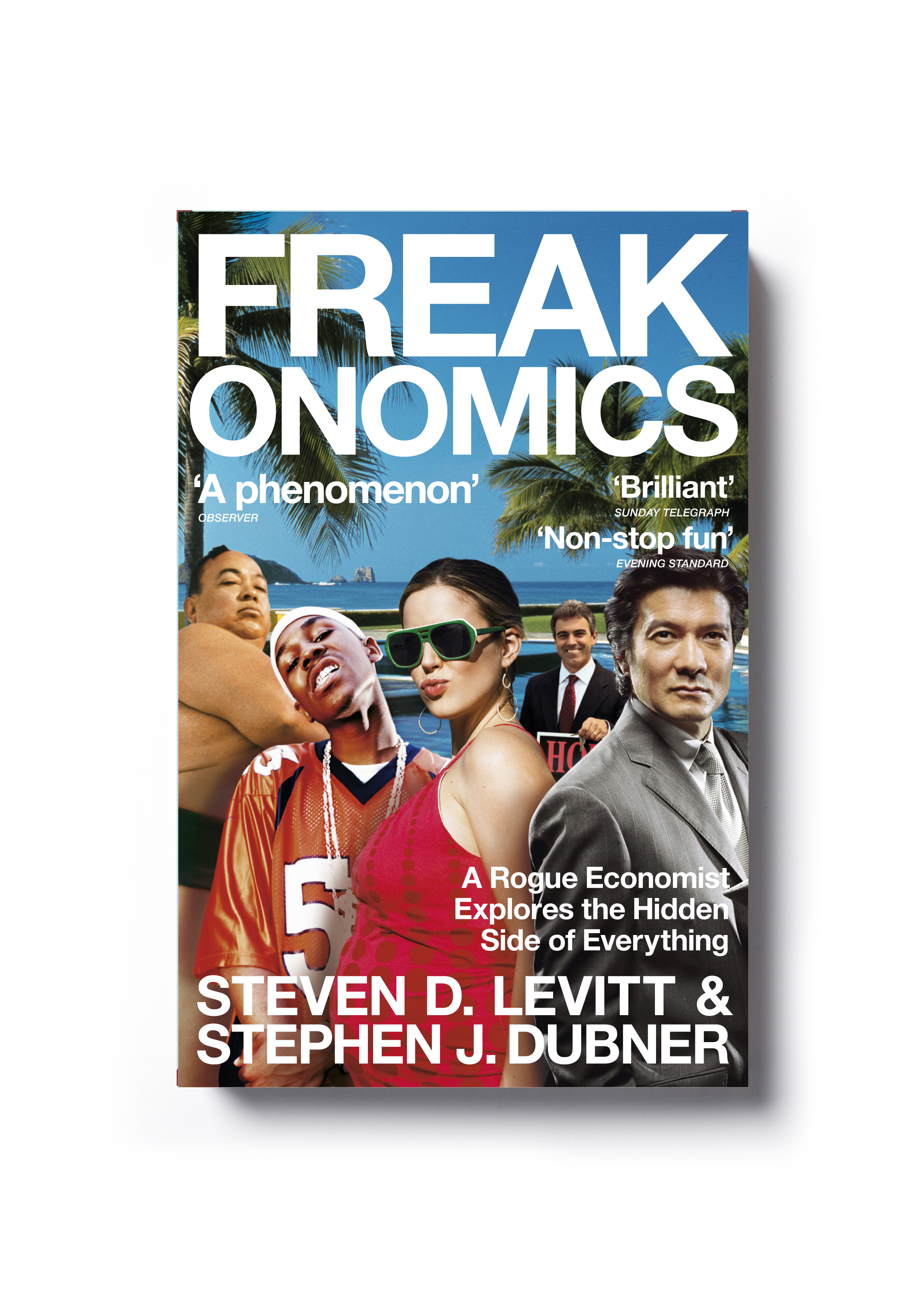  Freakonomics by Steven D. Levitt &amp; Stephen J. Dubner (paperback)&nbsp; - Art Direction: Jim Stoddart Design: Root Design  &nbsp; 