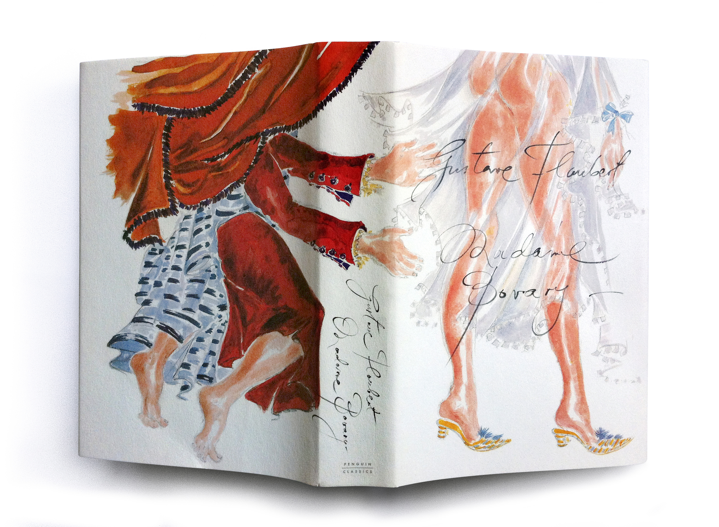  Madame Bovary by Gustave Flaubert (Penguin Classics 60th anniversary hardback) -&nbsp; Art &amp; lettering: Manolo Blahnik  &nbsp;&nbsp; 