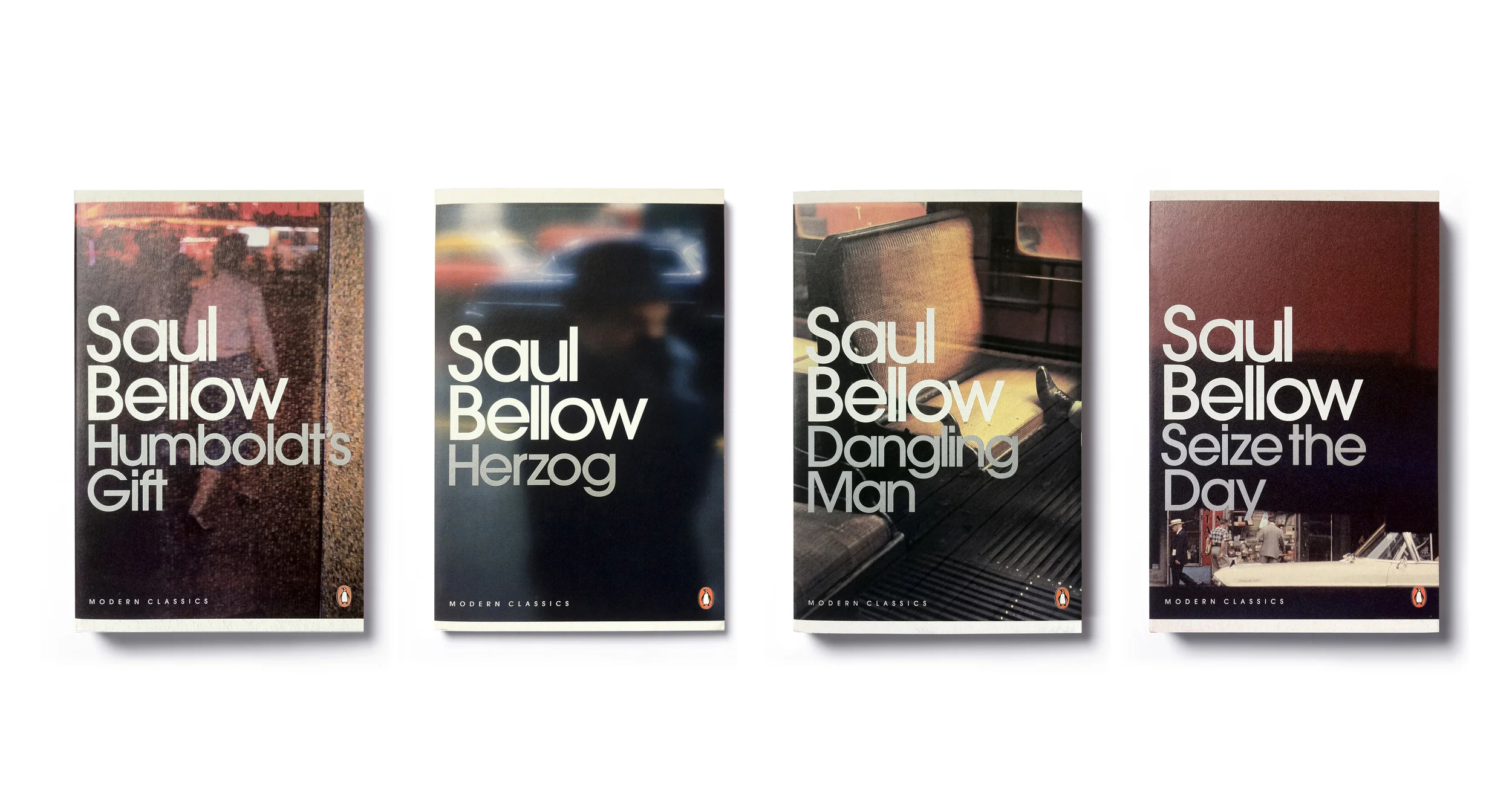 Penguin Modern Classics Saul Bellow series - the first covers in the 2007 template - Series Design & Art Direction: Jim Stoddart Photographs: Saul Leiter