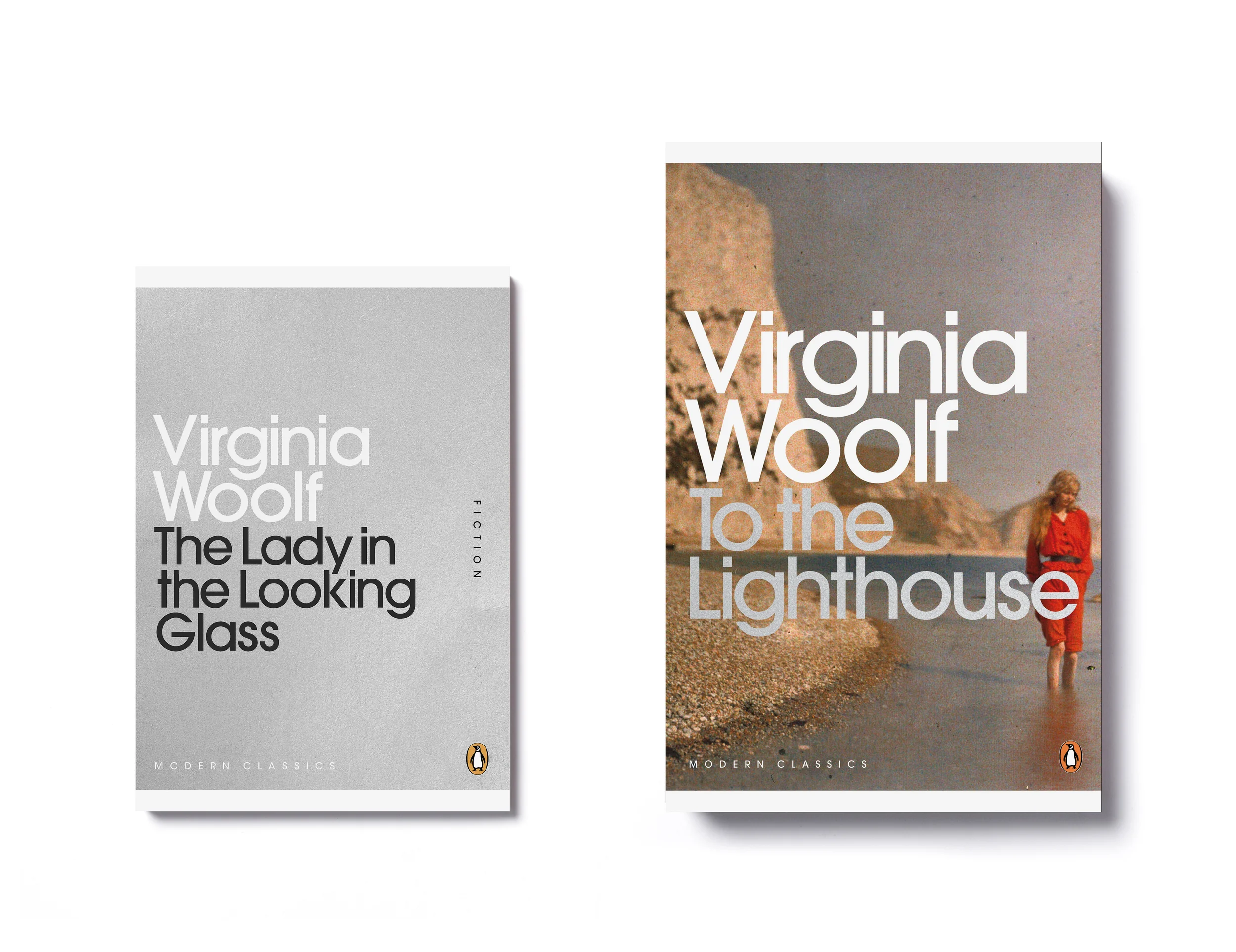 (left) Penguin Mini Modern Classics (111 x 161mm) (right) Penguin Modern Classics (129 x 198mm) - Design: Jim Stoddart