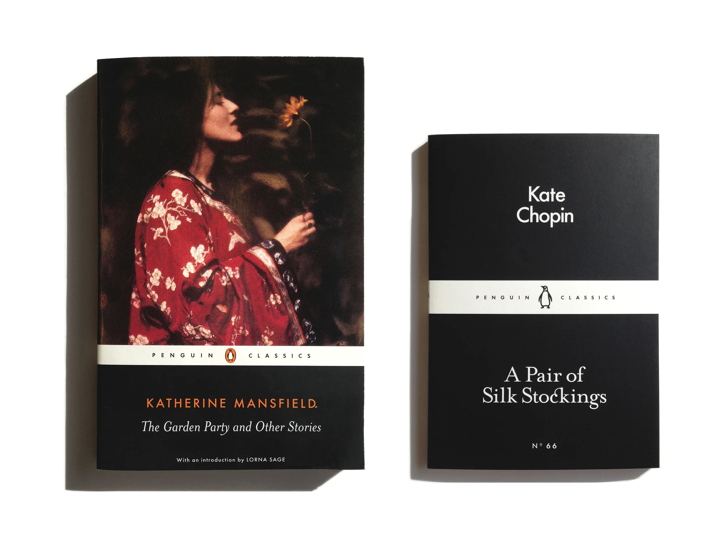 Penguin Classic beside a regular Little Black Classic - Series Art Direction & Design: Jim Stoddart
