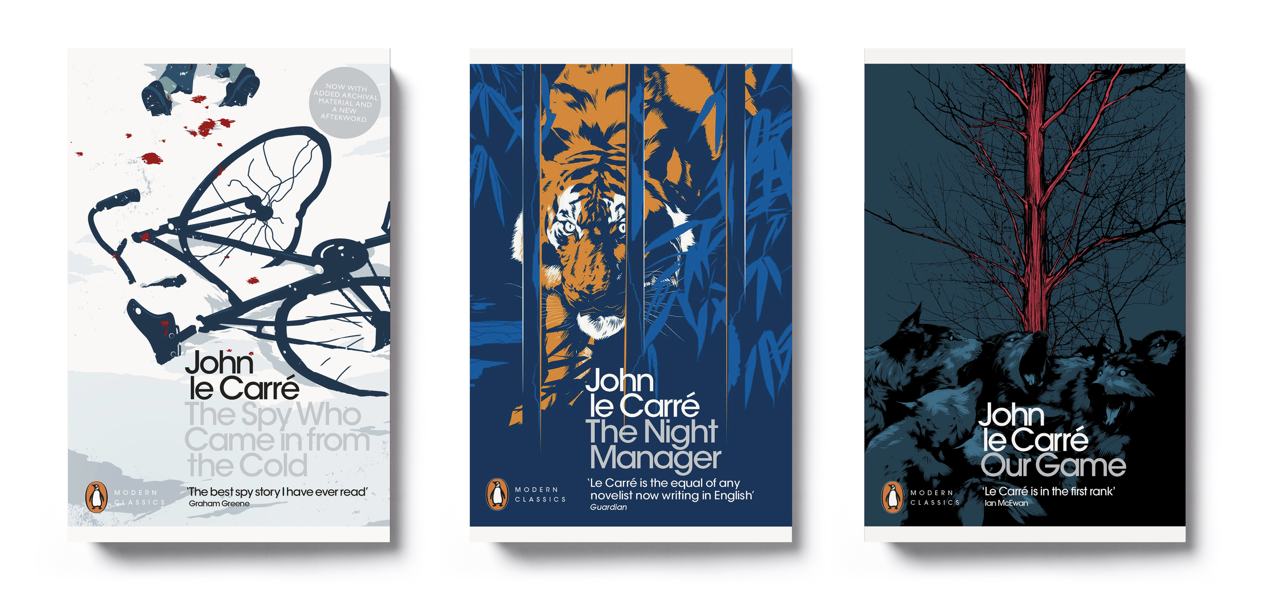  John Le Carré Penguin Modern Classics - Art Direction: Jim Stoddart Illustration: Matt Taylor    