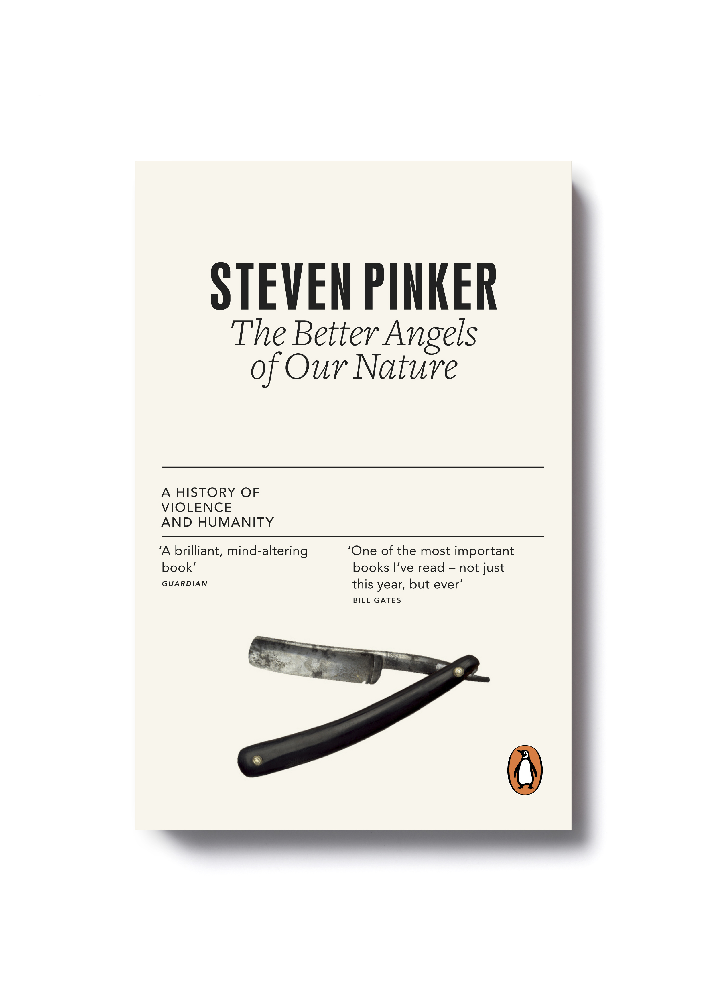  The Better Angels of Our Nature by Steven Pinker - Design: Jim Stoddart 