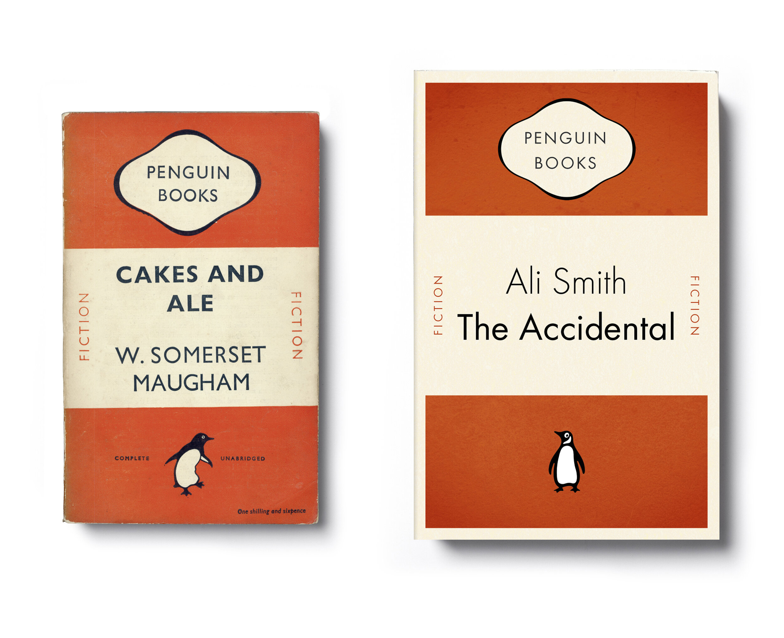  “If now was then” – (left) 1935-1950 ‘A’-format Penguin Book Design: Edward Young – (right) 2008 ‘B’-format reworked ‘Penguin Celebrations’ promotional series Design: Jim Stoddart 