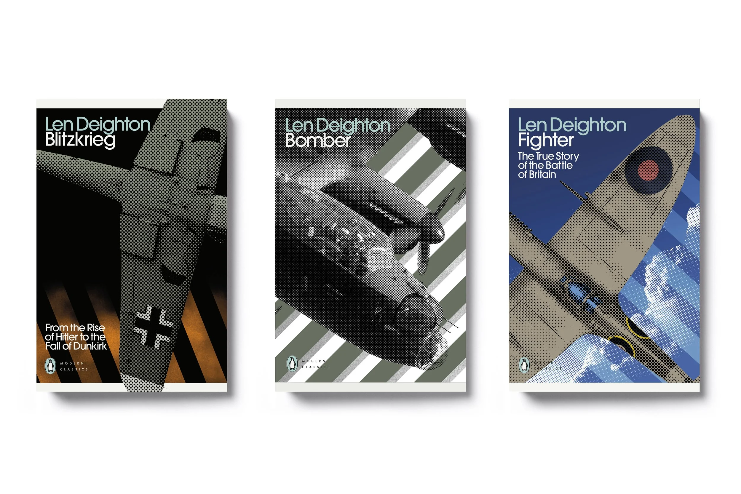  Len Deighton into Penguin Modern Classics - Art Direction/Illustrations: Jim Stoddart (inspired by  Raymond Hawkey’s  1960s Penguin/ Deighton covers)   