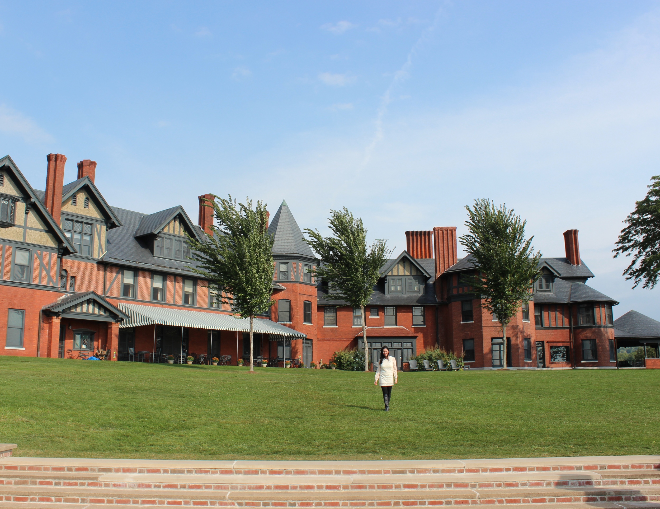 The Inn. (my summer home. :) It's actually the former family residence of the Webb & Vanderbilt family.