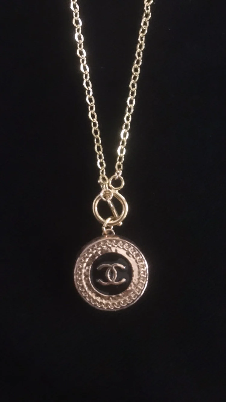 Black Chanel Toggle — Blue Blood Metal 