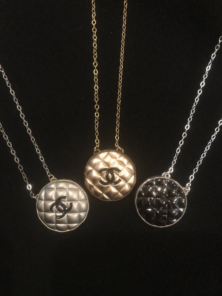 NEW vintage Chanel button necklaces! $110 each! To purchase