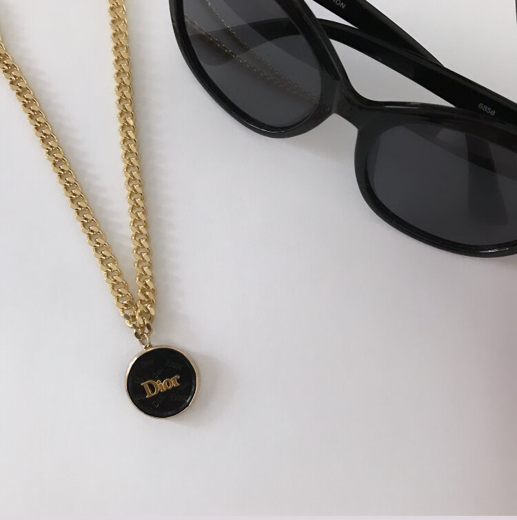 Dior Dior DIO(R)EVOLUTION Necklace Pendant Gold Plated White Used  N1680DVORS_D301｜Product Code：2118500027606｜BRAND OFF Online Store
