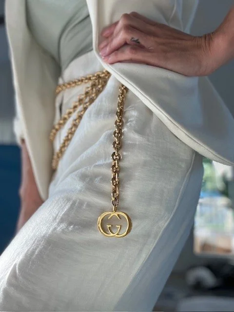 Gucci Chain Belt — Blue Blood Metal Handcrafted Modern Heirlooms