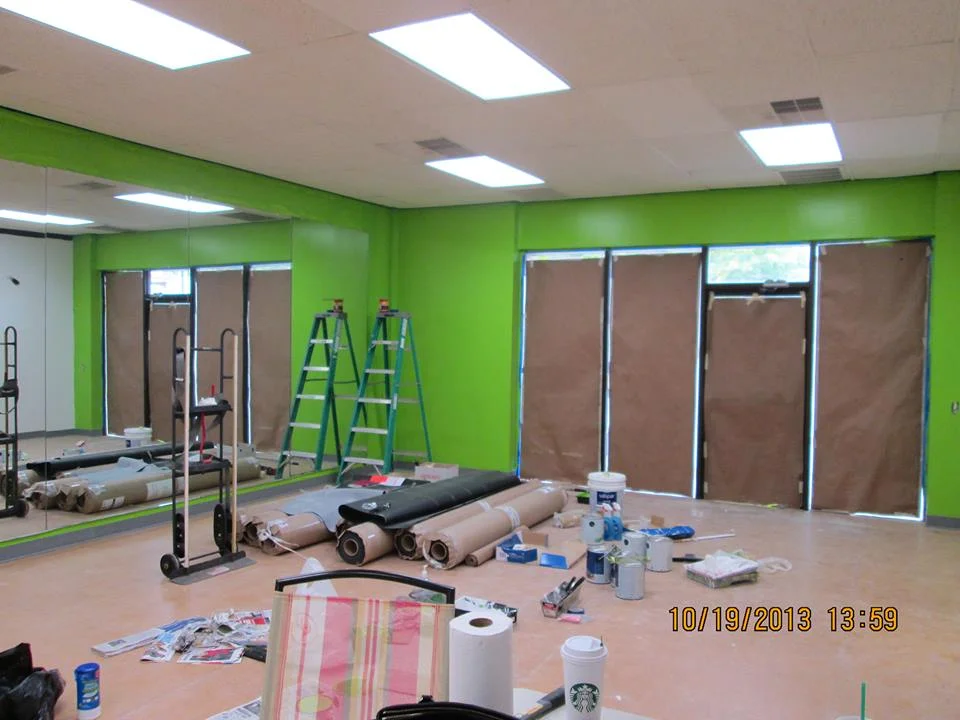 A fresh coat of green! Is there another color you could use for an Irish cultural center?