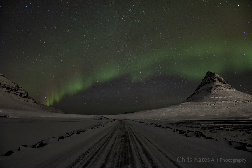 "Auroras at Kirkjufel #3"