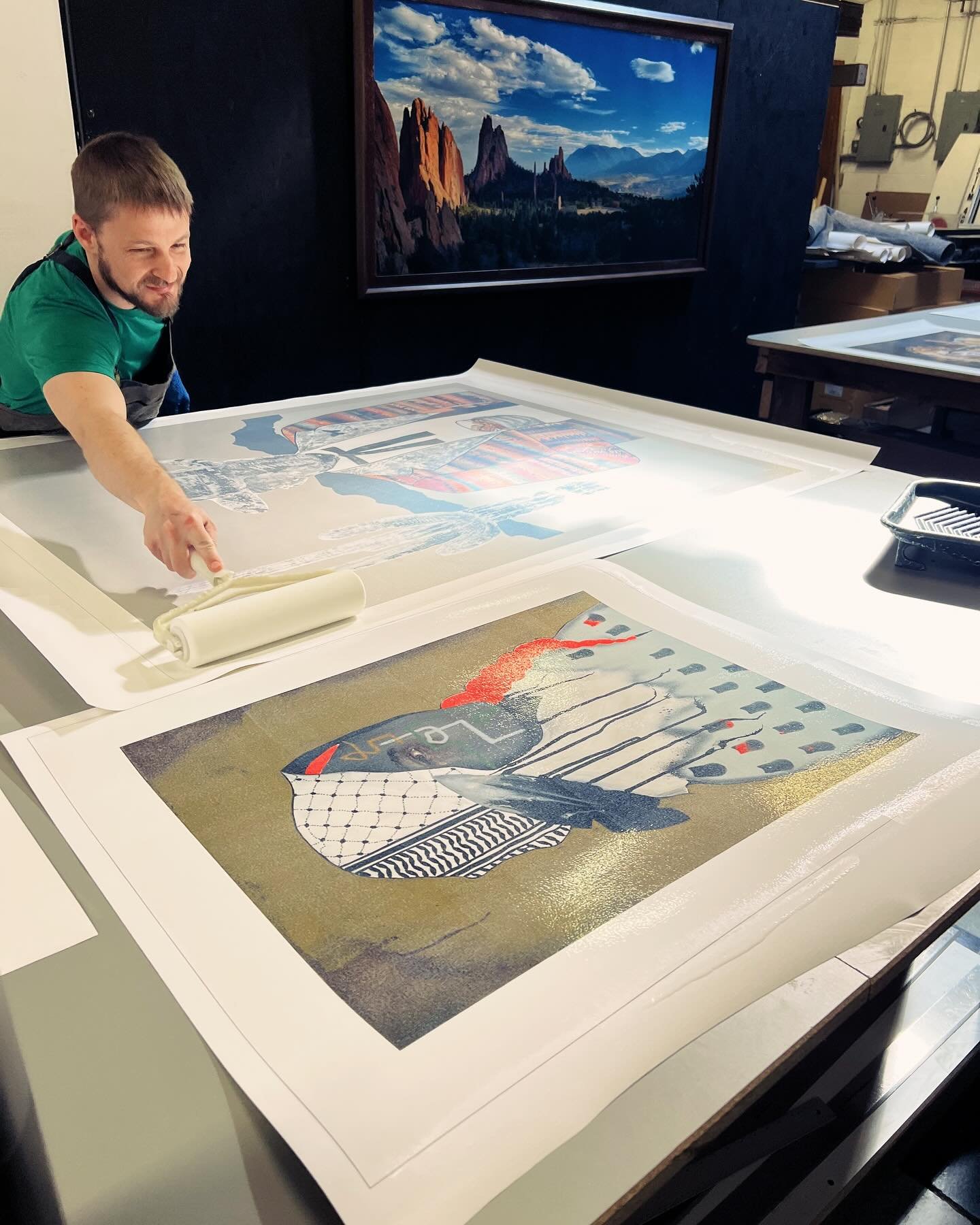 Did you know?

Every matte canvas print that leaves our studio is hand-coated with a UV-protective varnish for durability and longevity. No automated production lines here - each print is crafted, coated and stretched by hand with care. 👏✨

#madebyh