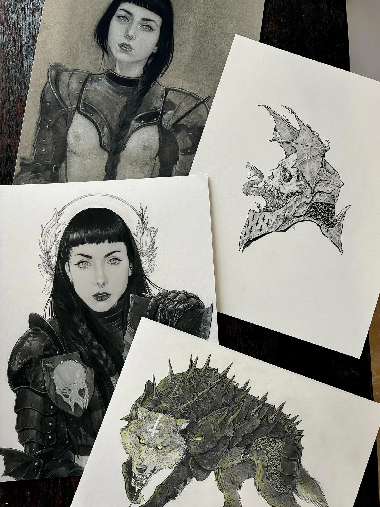 Loved working on these Print Captures for @samuelleeturner 👀 

Proof prints shown here on Epson Hot Press Bright paper for a crisp, smooth reproduction true to the original.

#fineartcapture #denverartist #fineartprinting