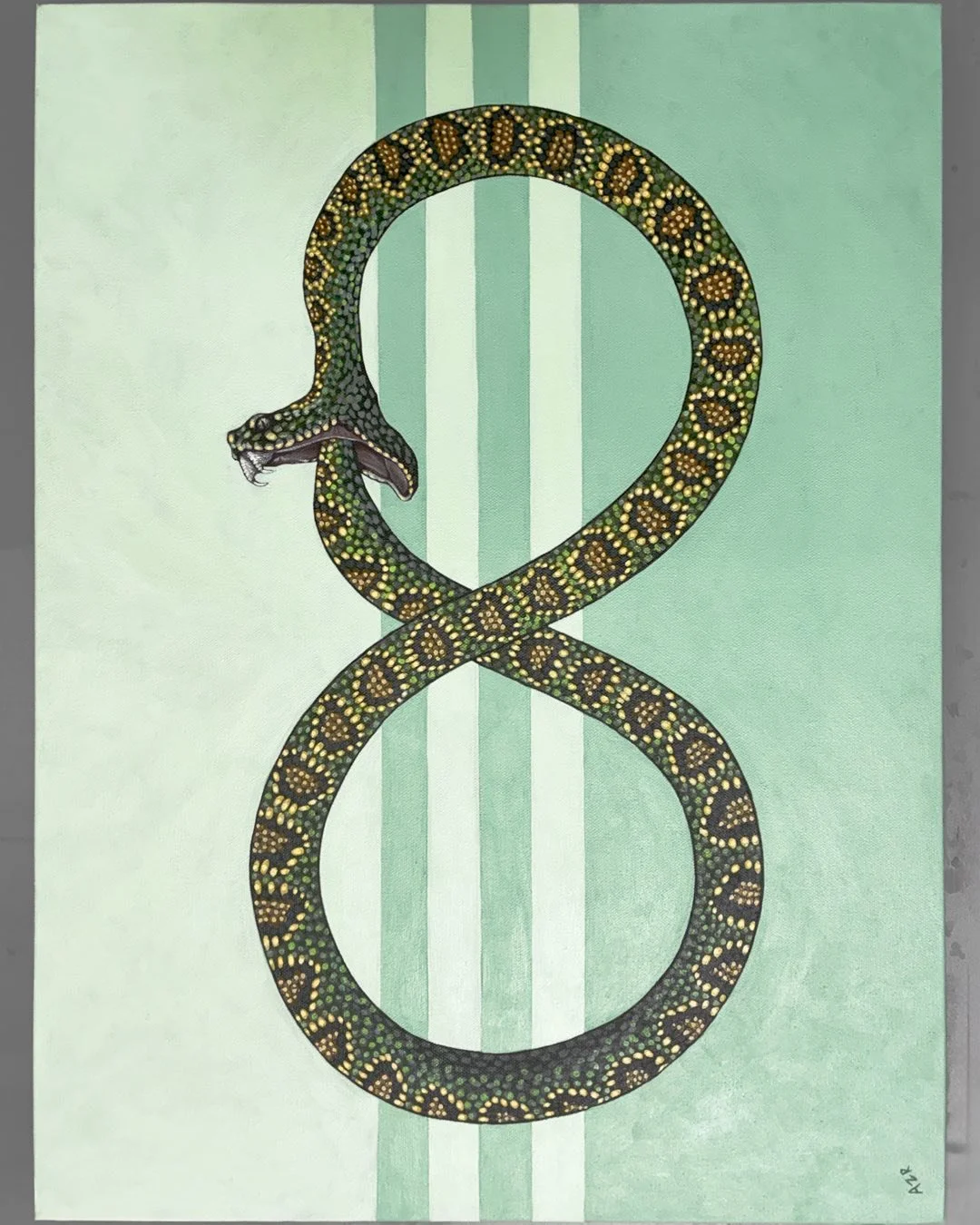 Print Capture on deck for @abbyroemerart 🐍

#fineaetcapture #denverartist #ouroboros