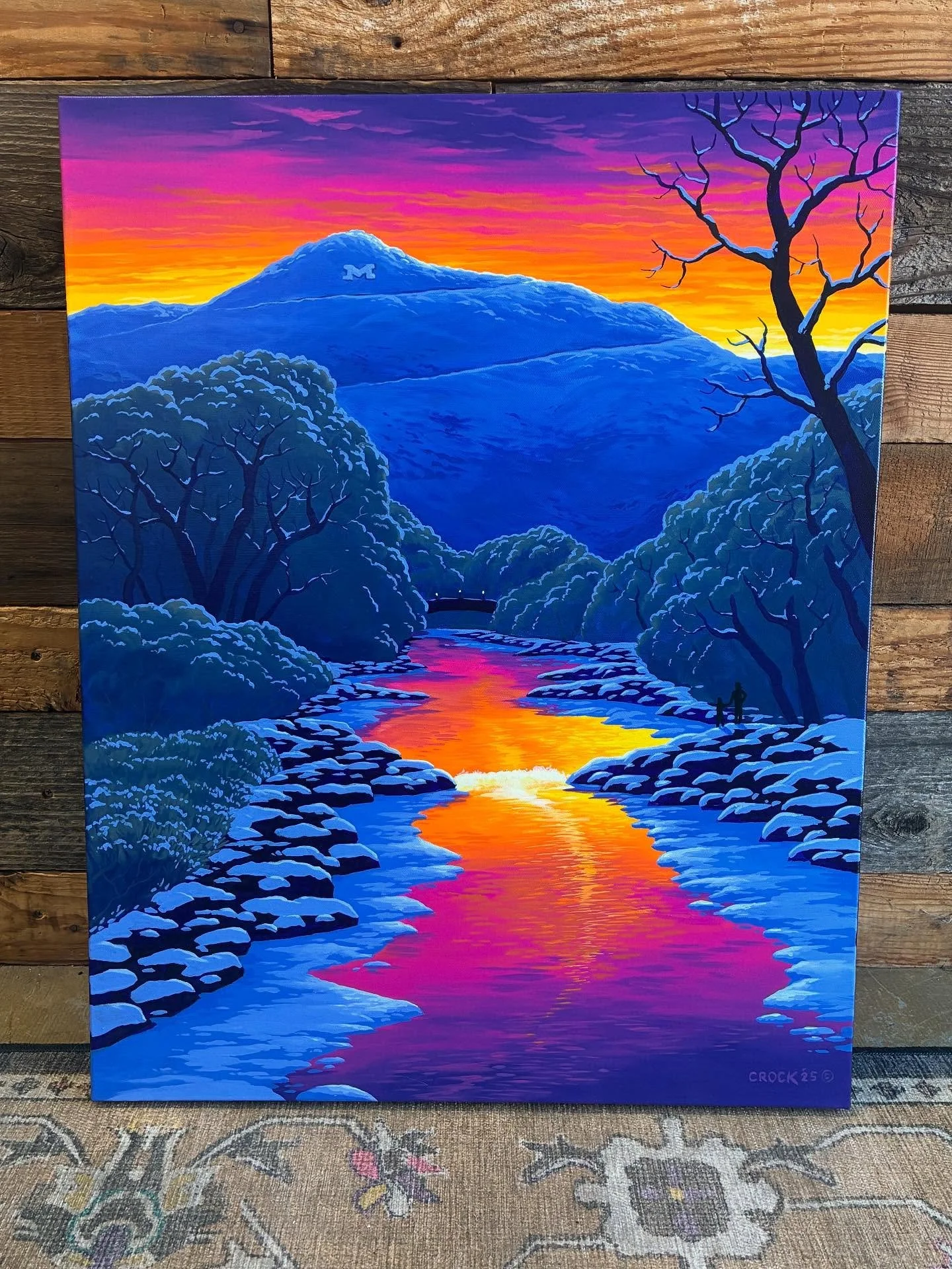 Working on an artwork capture for @jesse_crock_art latest piece and loving these bold colors 😍
Fine art capture and true to original archival prints made here by our in house team of artists 🧑‍🎨