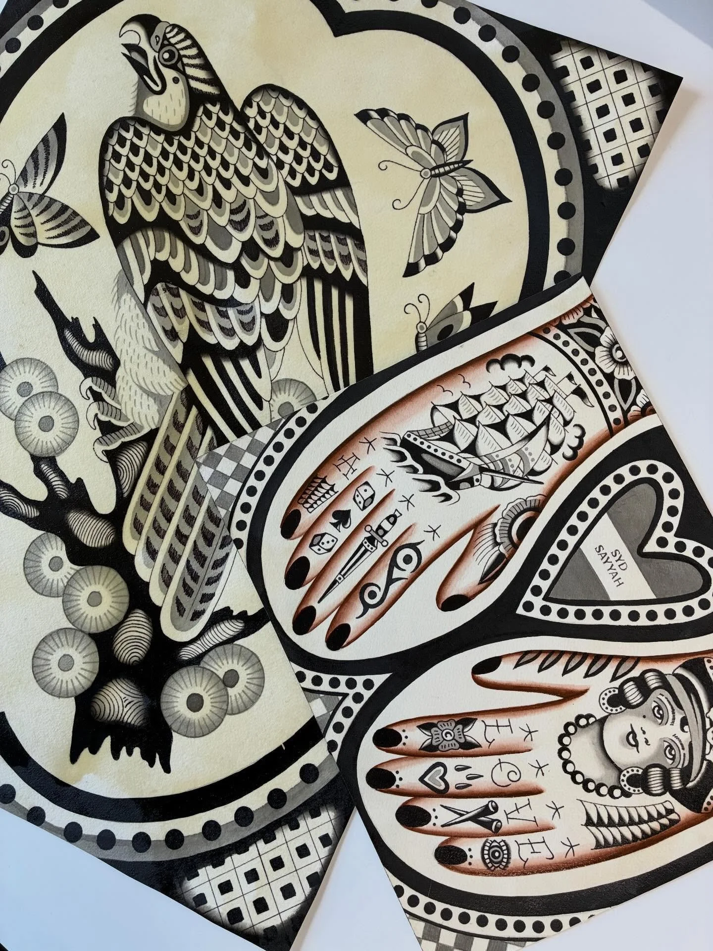 Had a lot of fun working on these two Print Captures for @sydsayyah last week. Keep it coming!

#fineartcapture #tattooart #denverartist