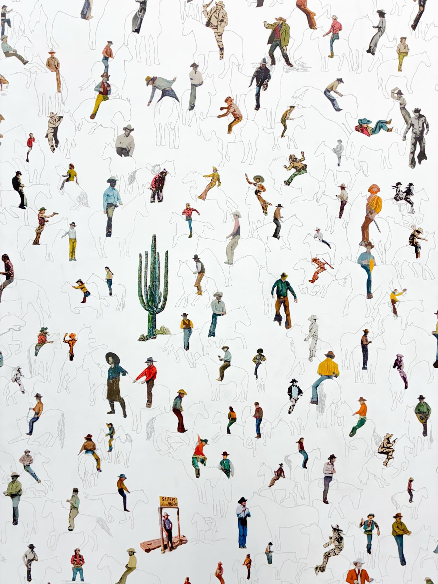 Details from one of our favorite recent captures, by our friend @dolangeiman 🐴 

Each Print Capture is custom lit, ensuring every detail of your piece is coming through. Which matters a whole lot when you&rsquo;ve got 100 tiny cowboys 🤠 

#fineartc