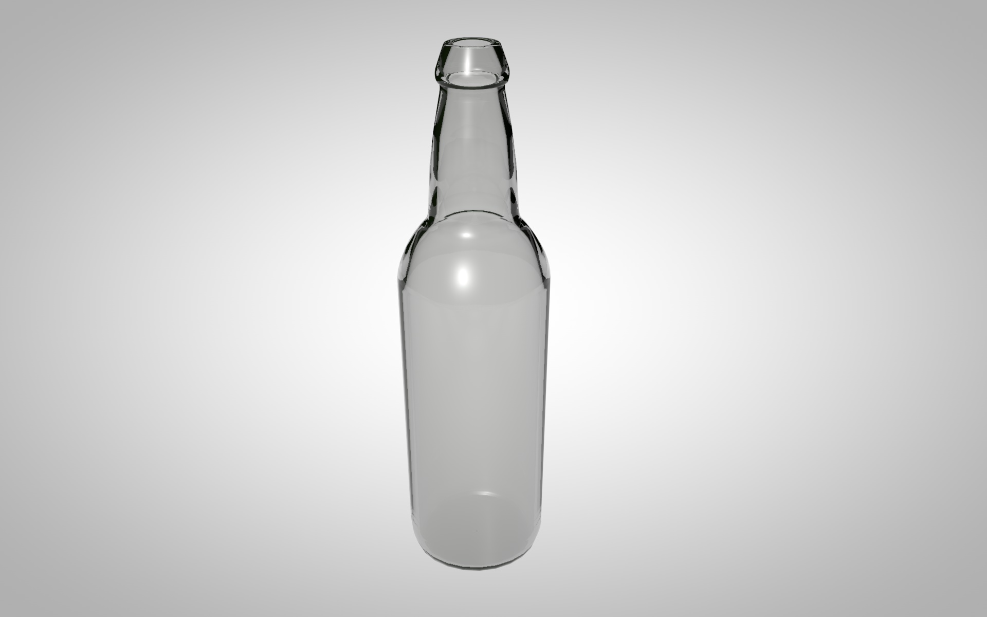 Bottle made in Cinema 4D