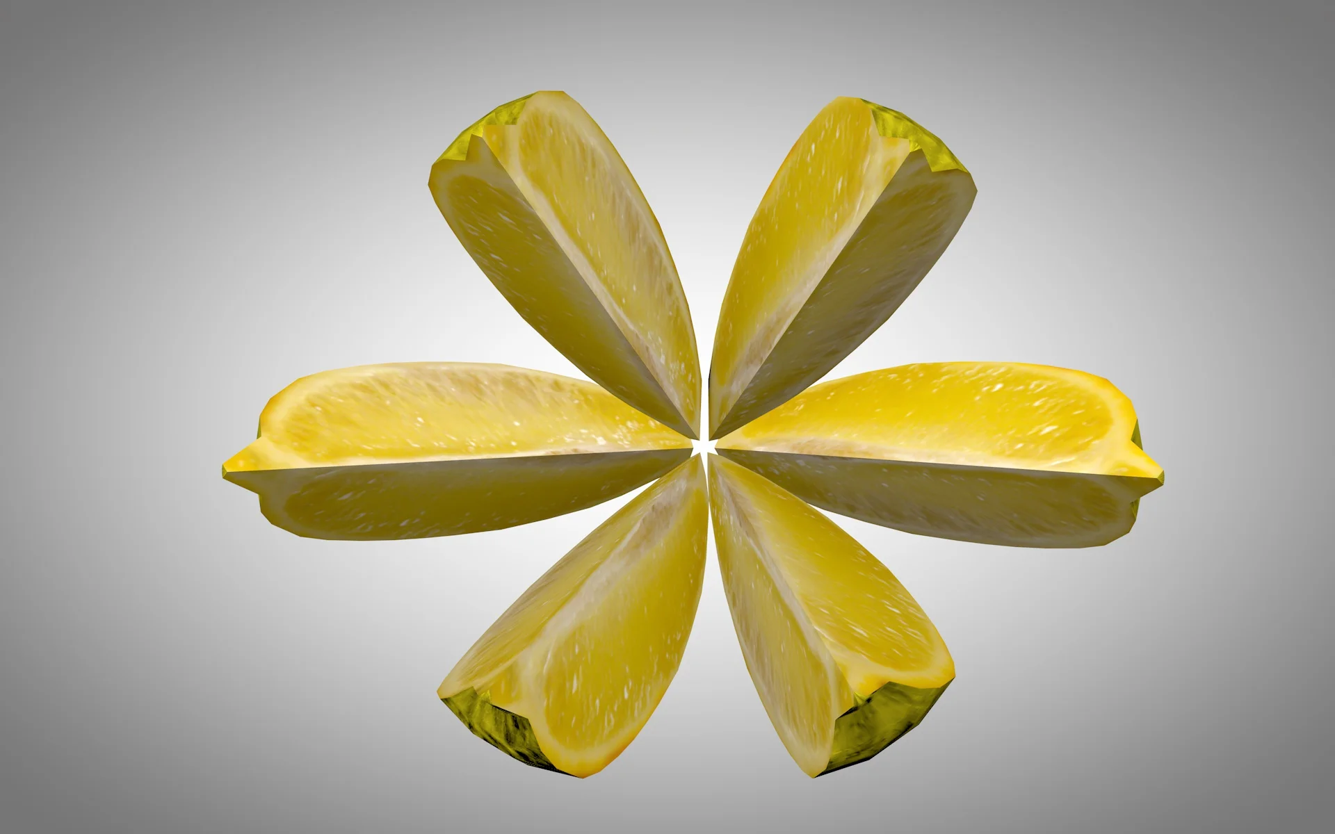 Lemon made in Cinema 4D for Fruit-Slinger App