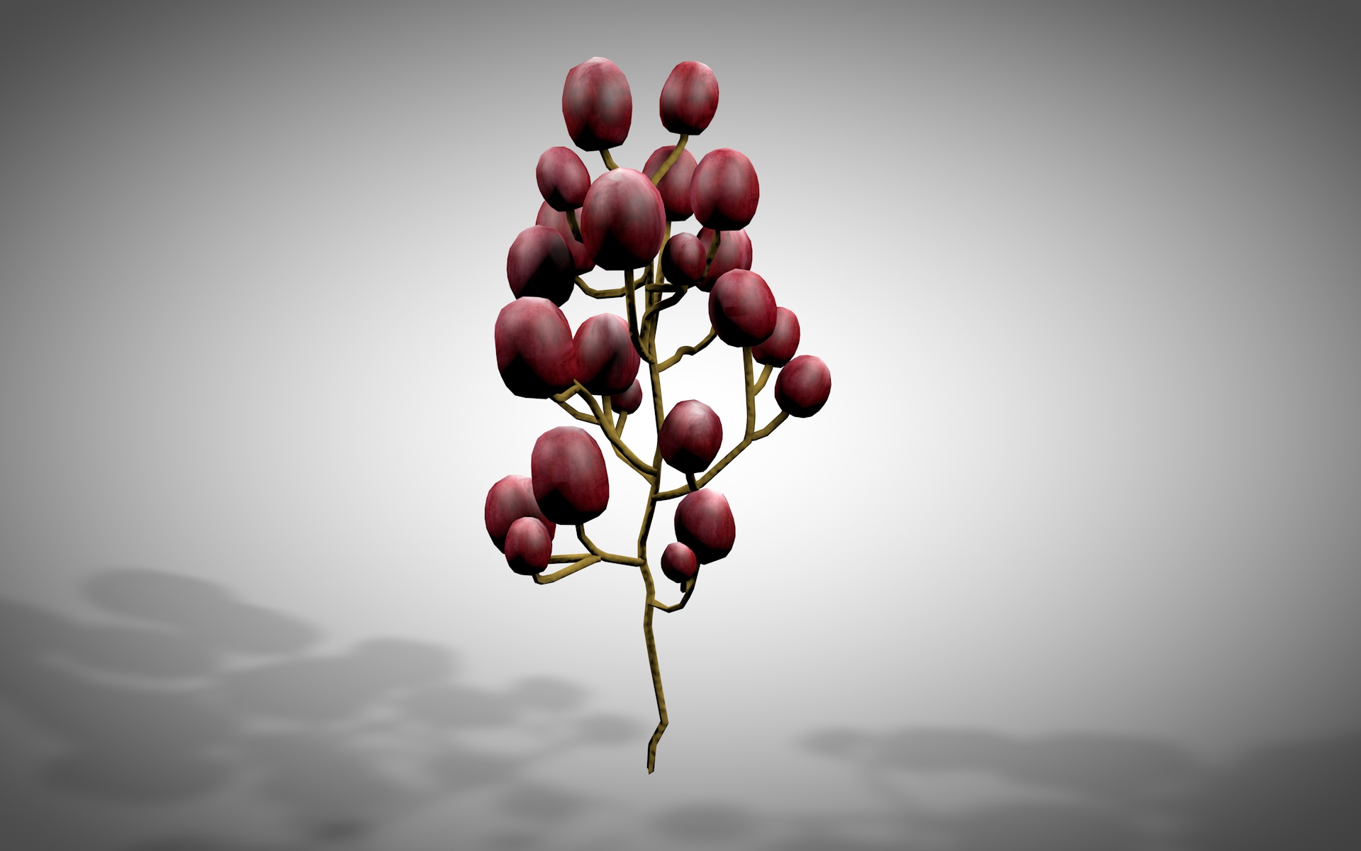 Grapes made in Cinema 4D for Fruit-Slinger App