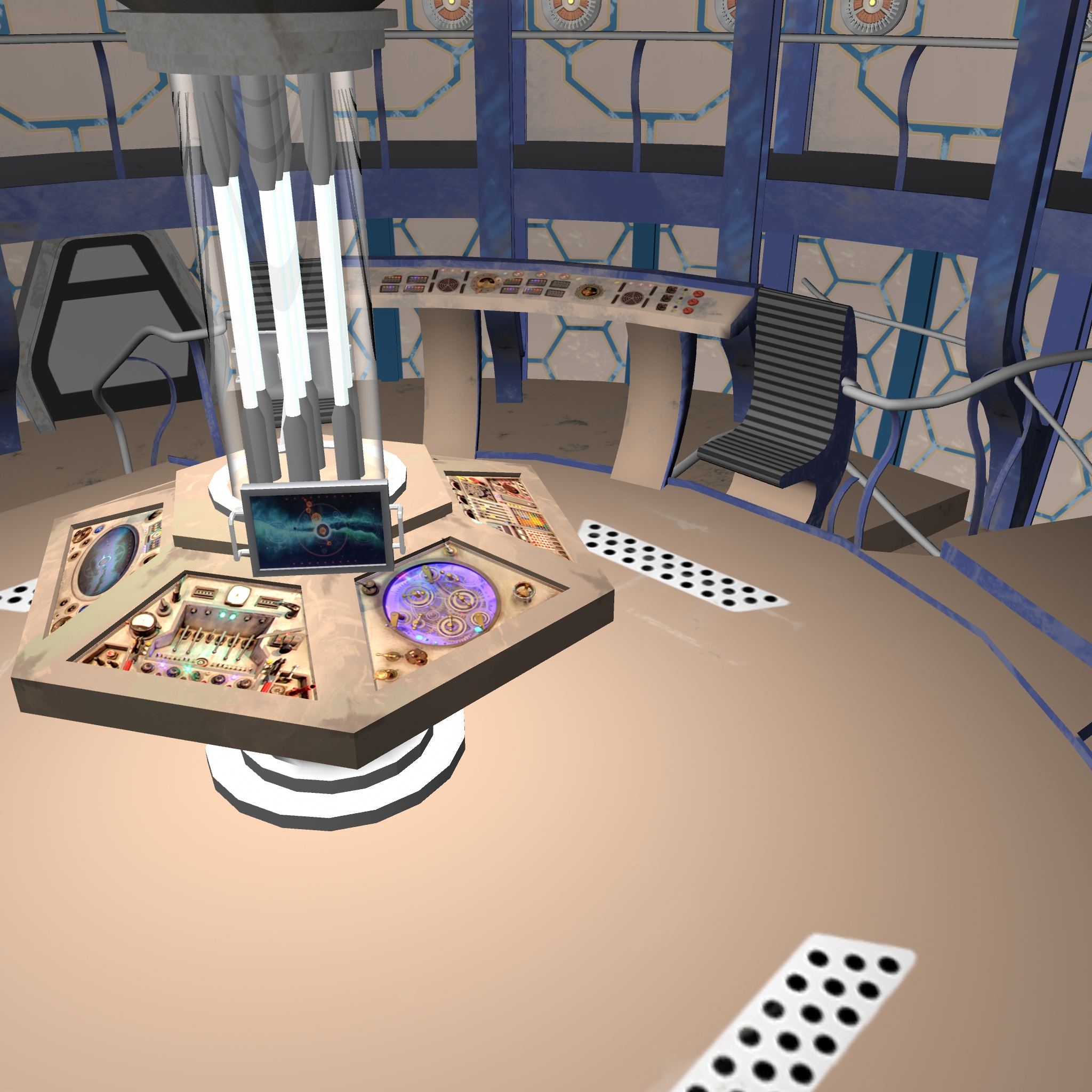 Tardis interior made in Maya