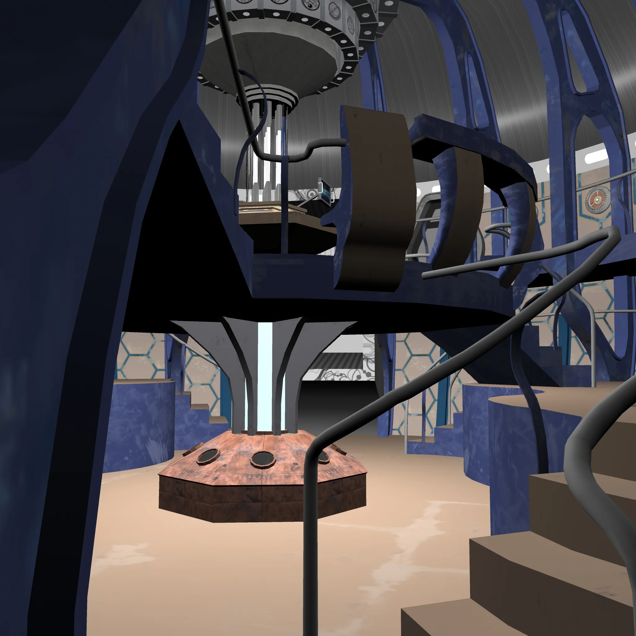 Tardis interior made in Maya